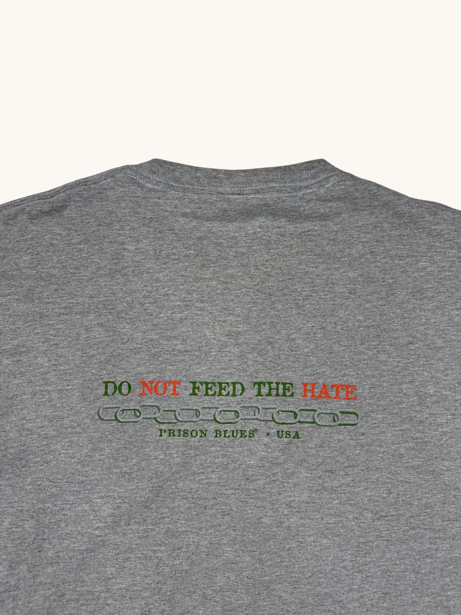 90s Prison Blues Gray Tee - XL