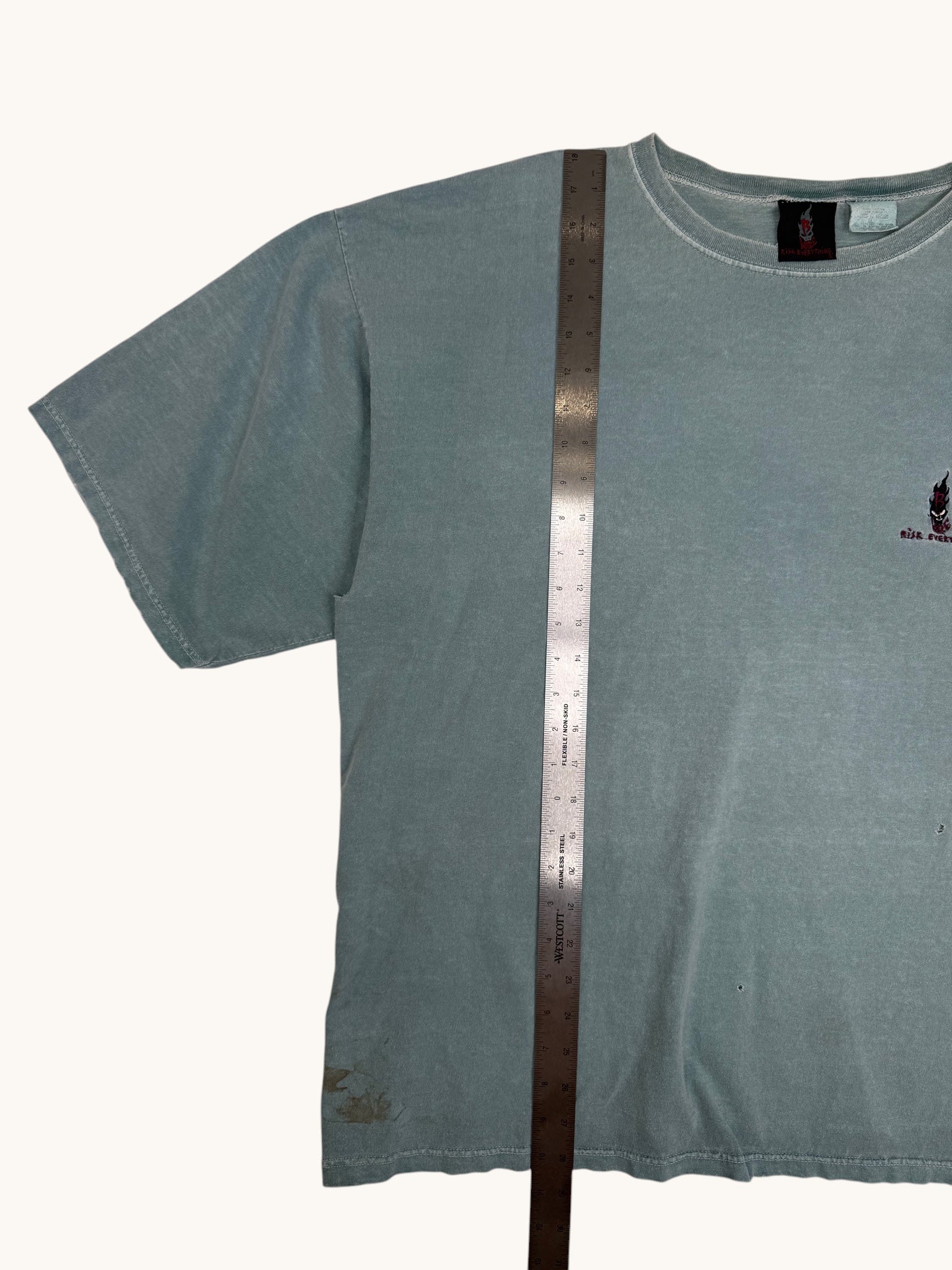 00s B Ware Risk Everything Blue Tee - XL