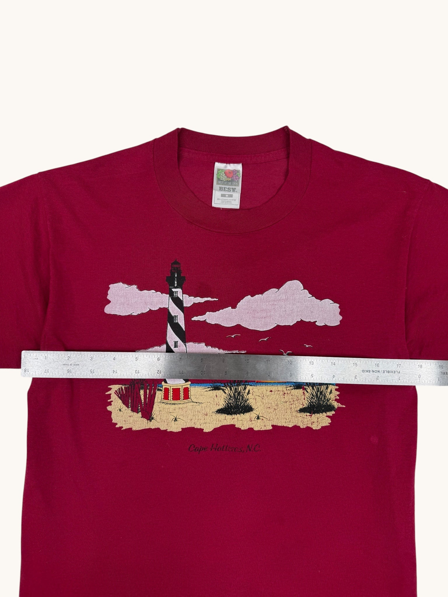 90s Fruit of the Loom North Carolina Tee - M