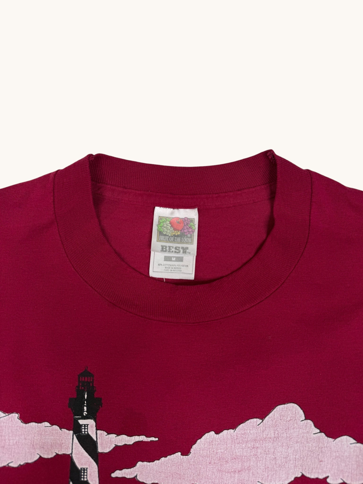 90s Fruit of the Loom North Carolina Tee - M