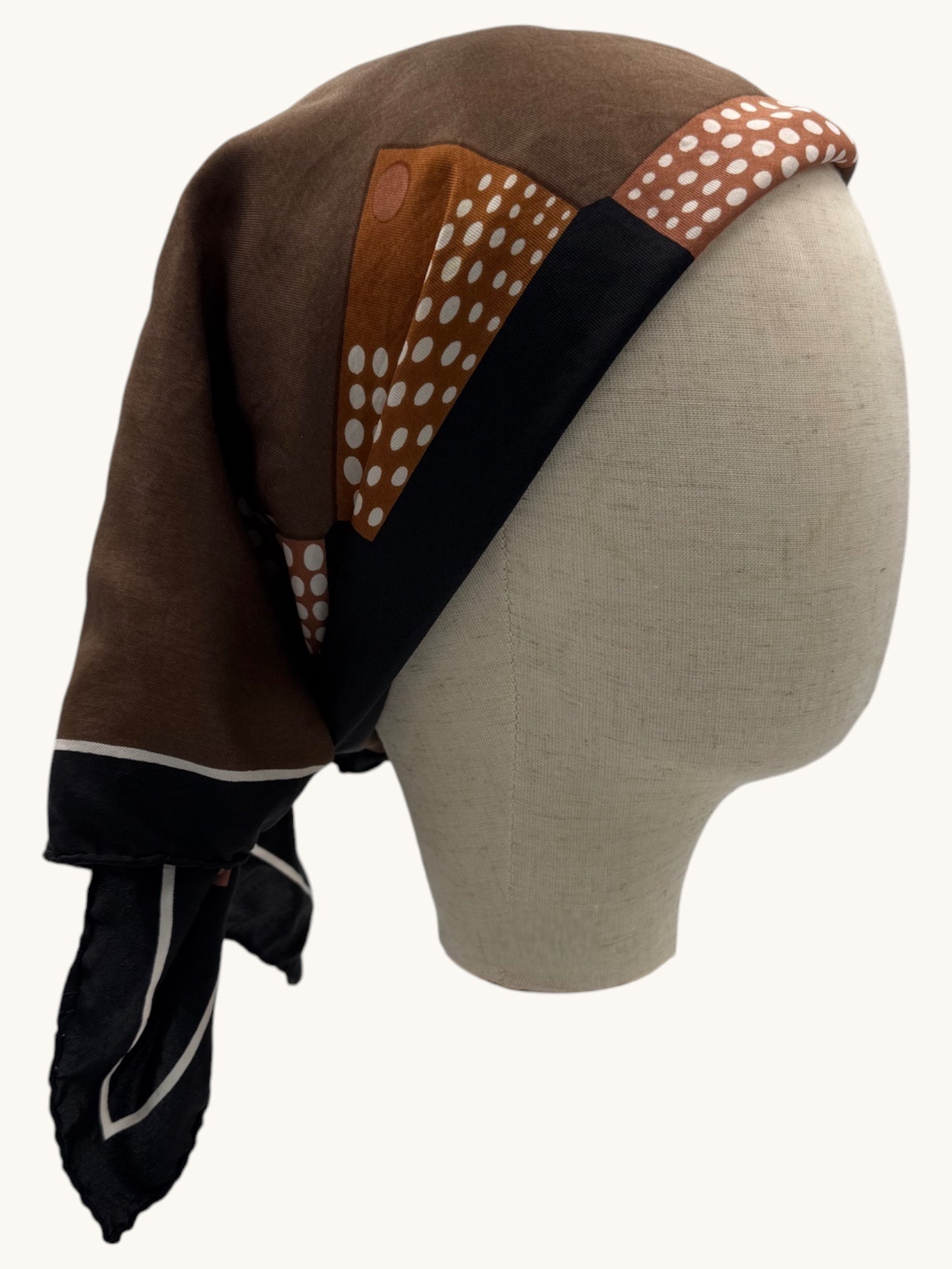00s Multicolor Patterned Scarf