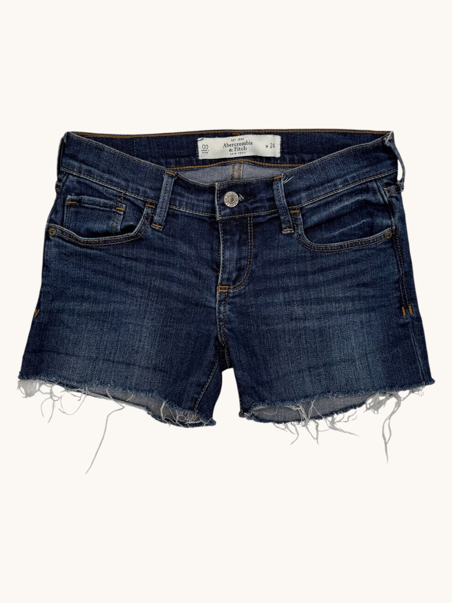 00s Abercrombie & Fitch Low Rise Denim Shorts - 24