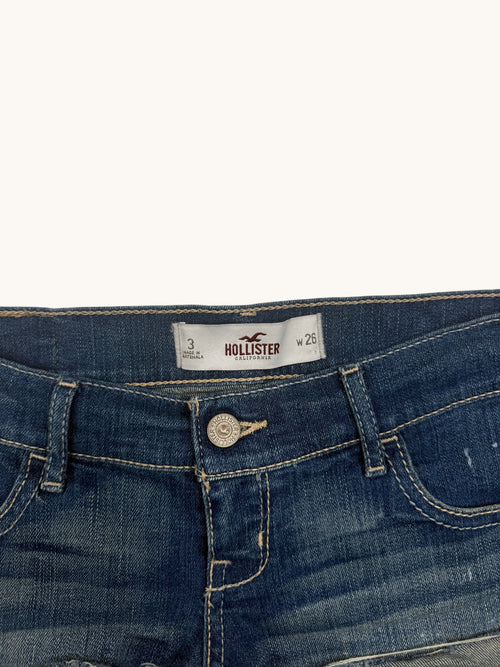 00s Hollister Low Rise Denim Shorts - 26