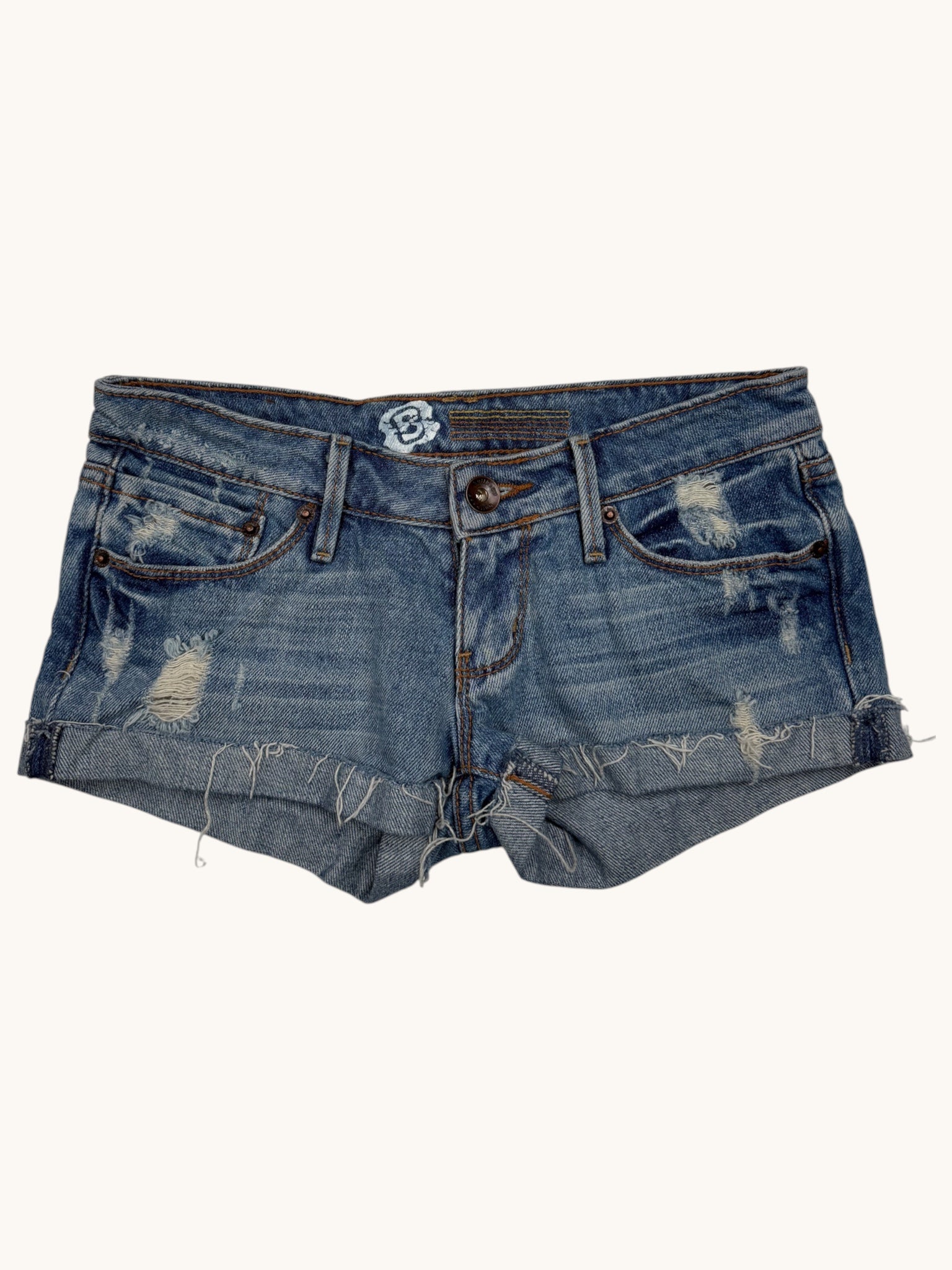 00s Billabong Low Rise Denim Shorts - 0