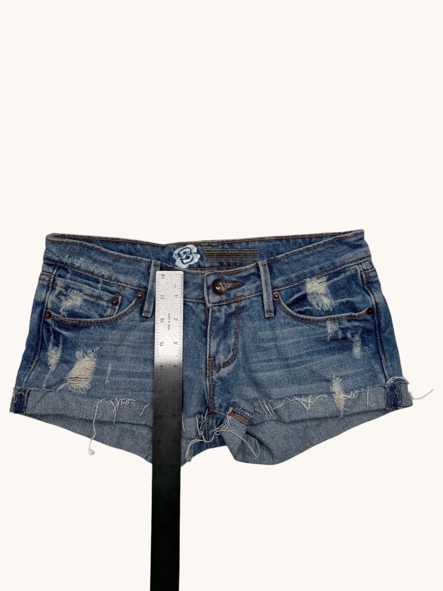 00s Billabong Low Rise Denim Shorts - 0