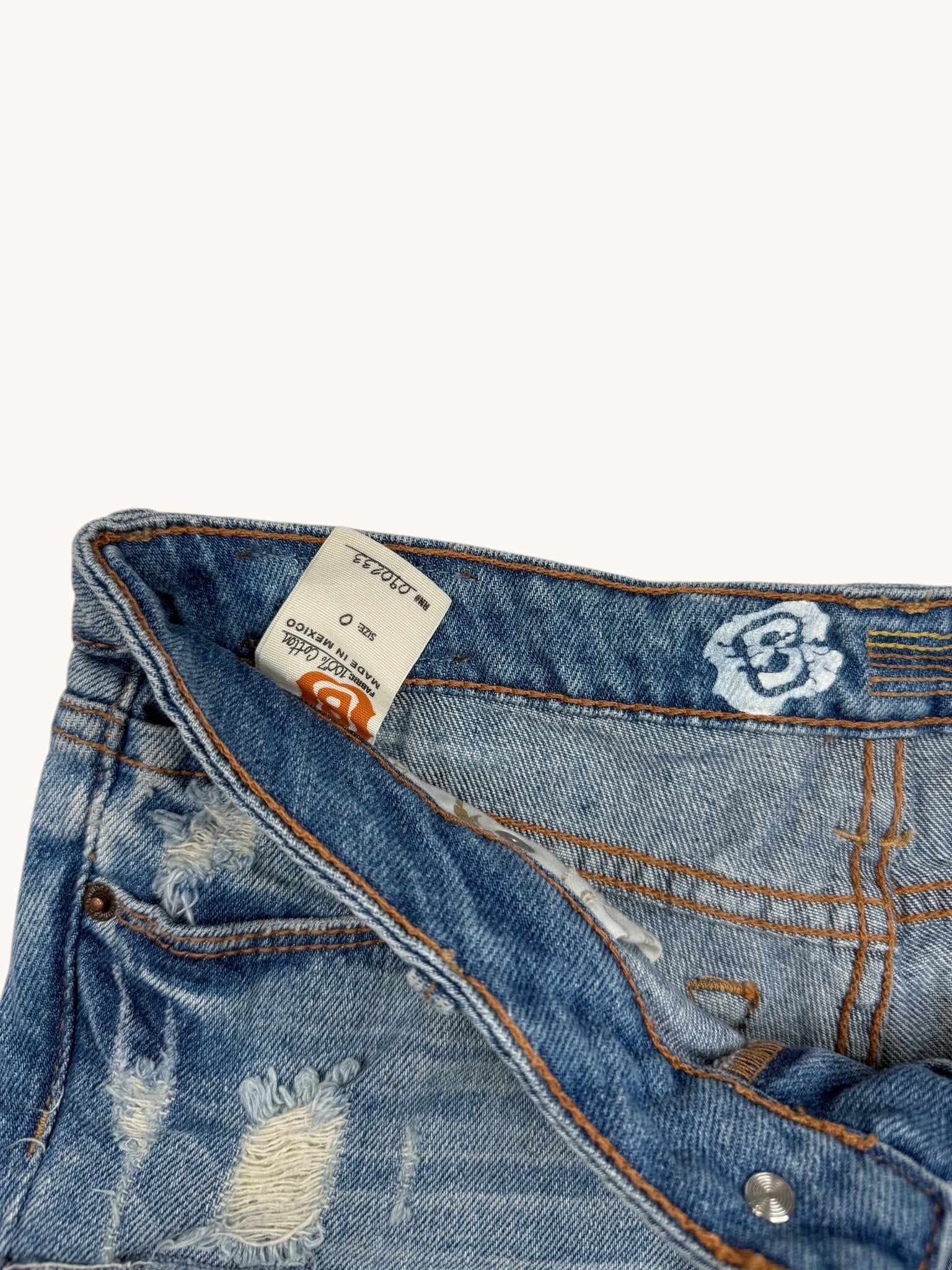 00s Billabong Low Rise Denim Shorts - 0