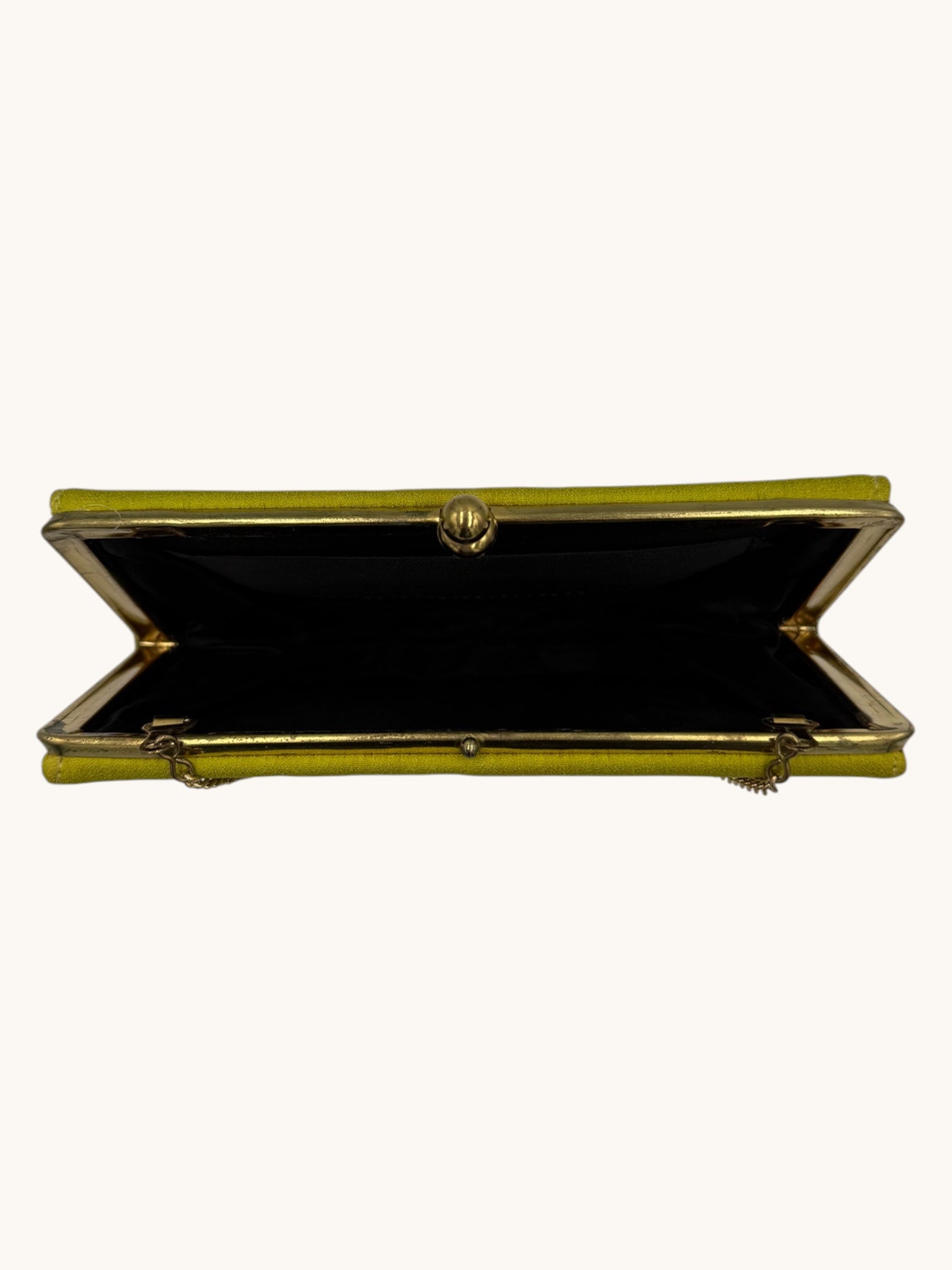 90s Green Velvet Clutch Bag