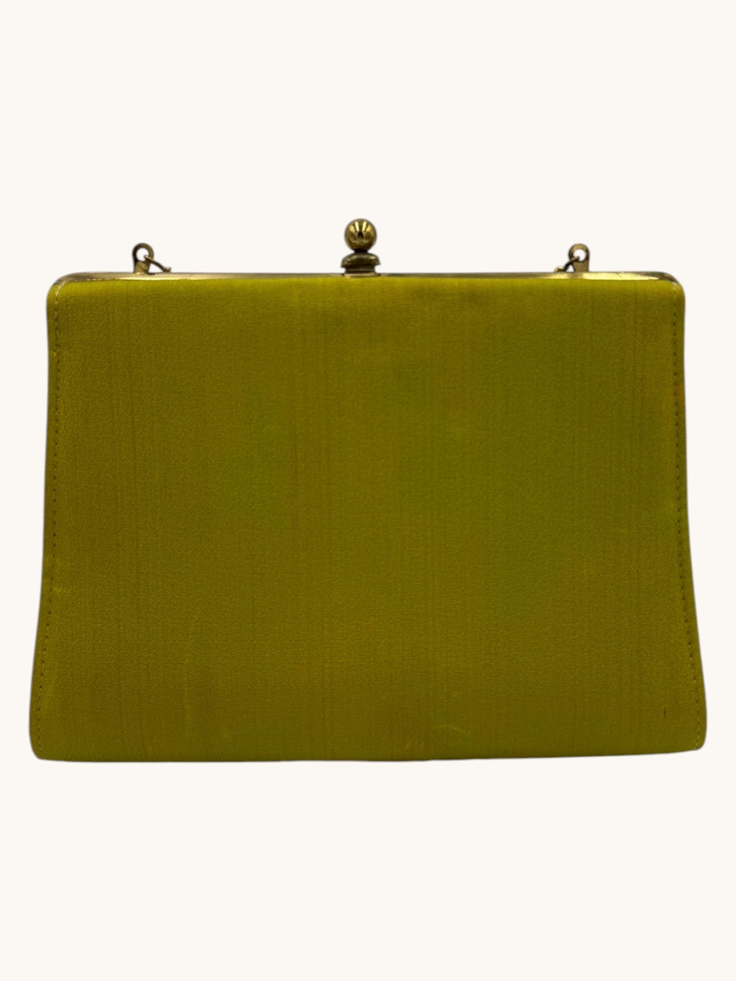90s Green Velvet Clutch Bag