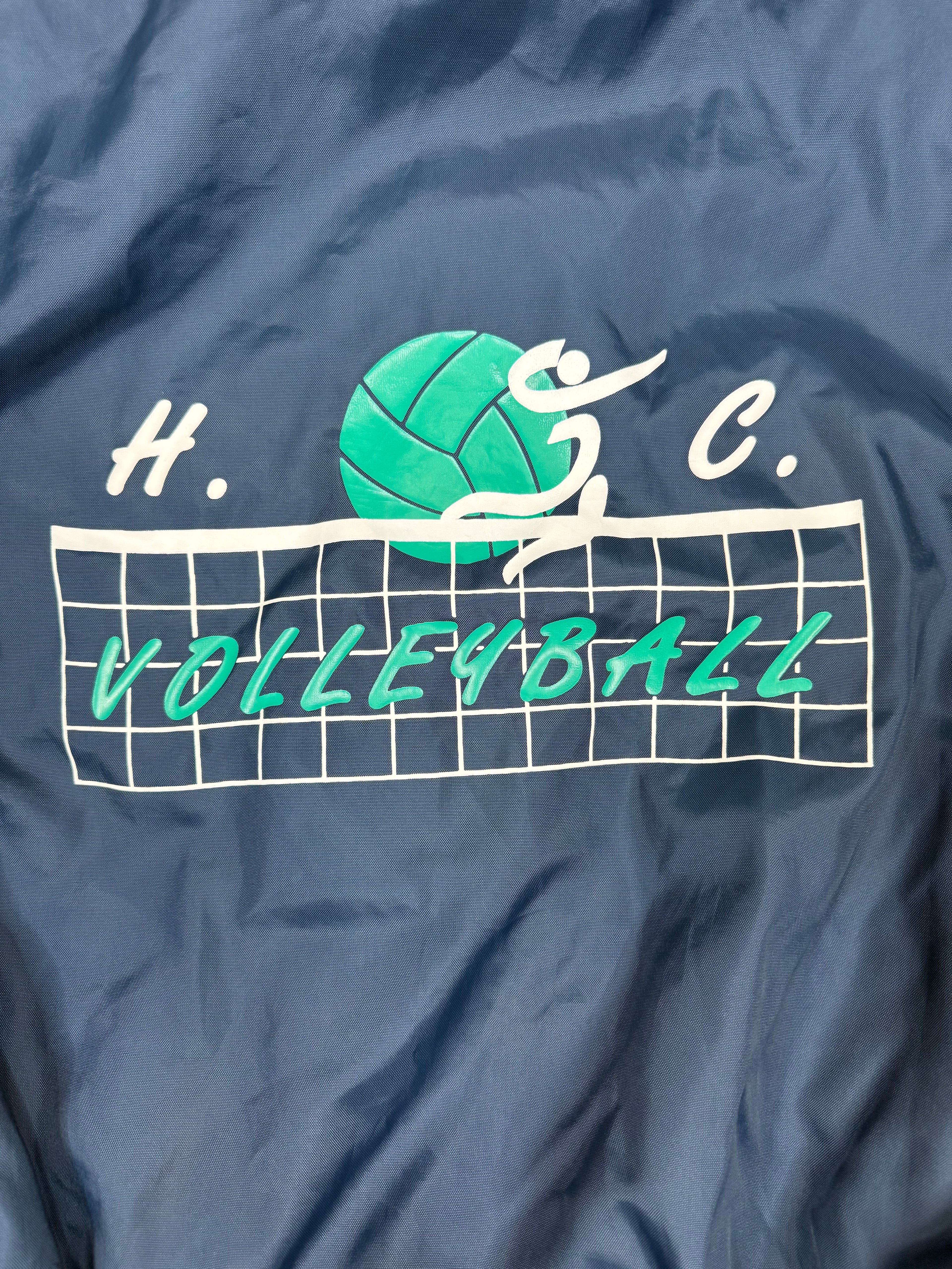 90s Holloway Navy Blue Windbreaker Jacket - L