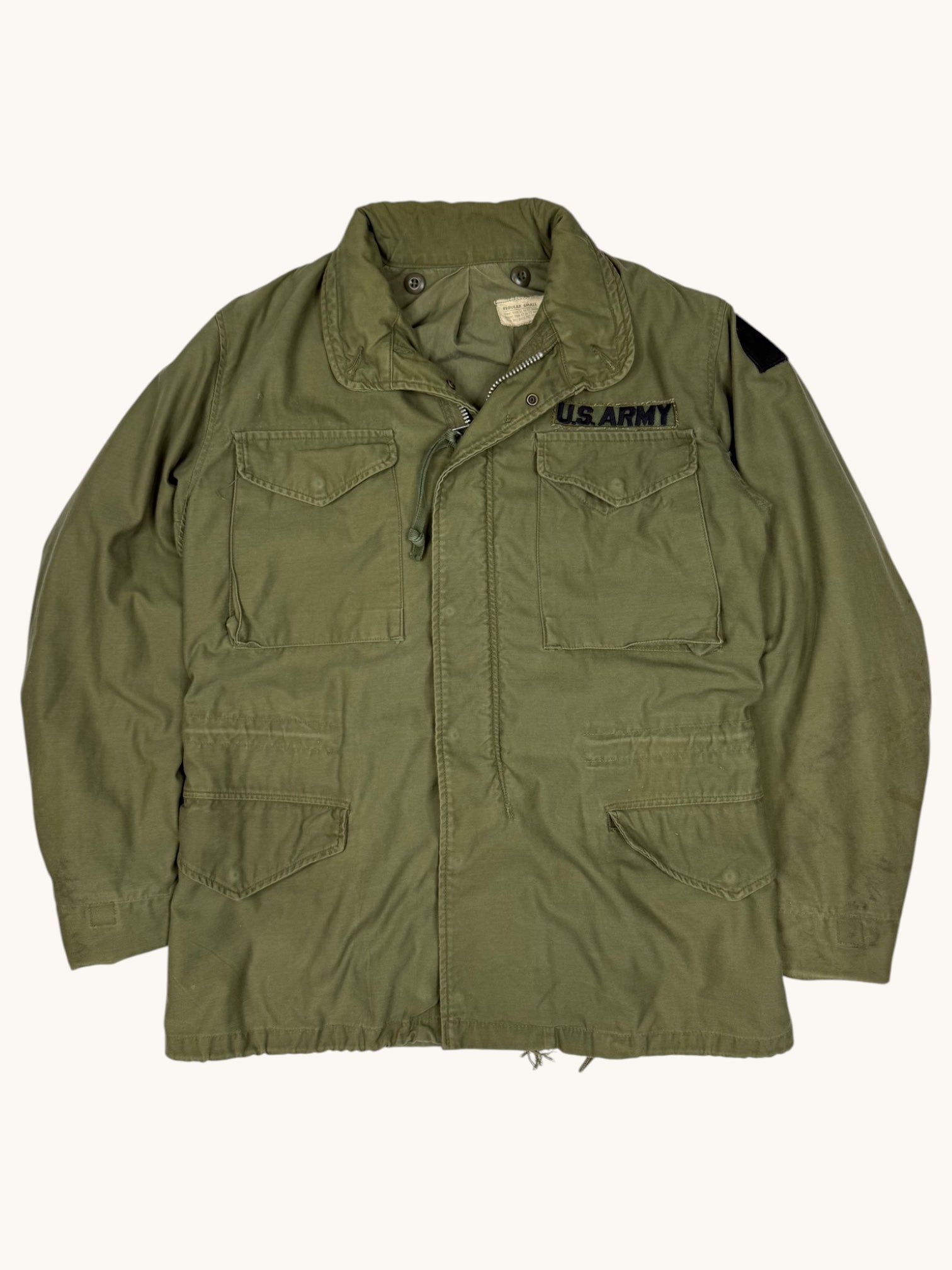 90s U.S. ARMY Green Military Jacket - S