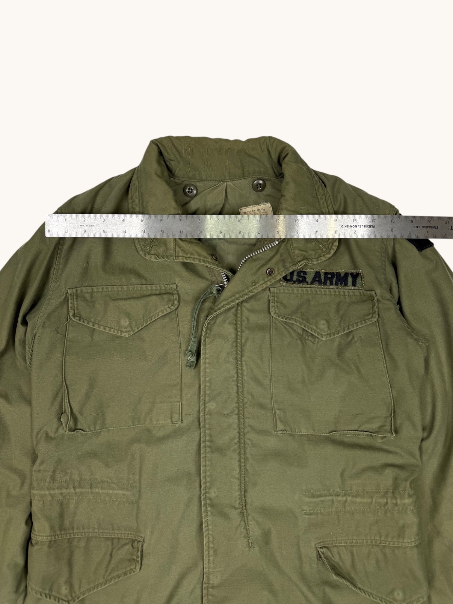 90s U.S. ARMY Green Military Jacket - S