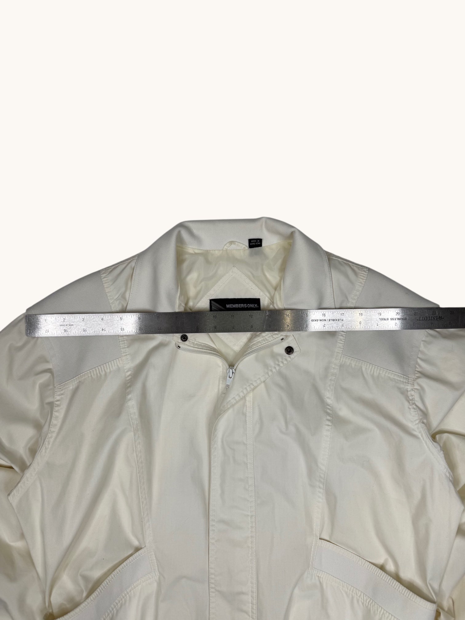 80s Members Only White Jacket - 44