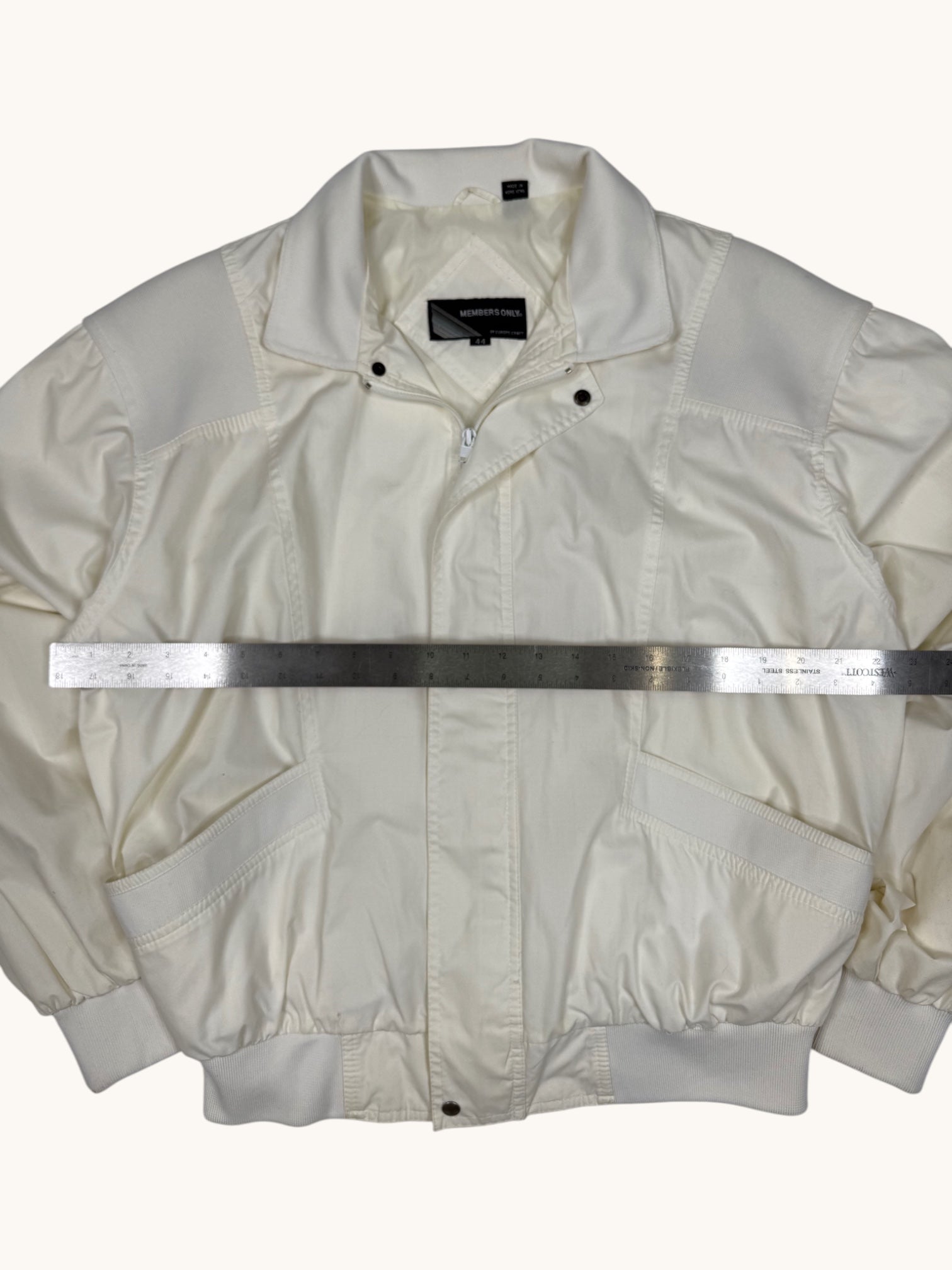 80s Members Only White Jacket - 44