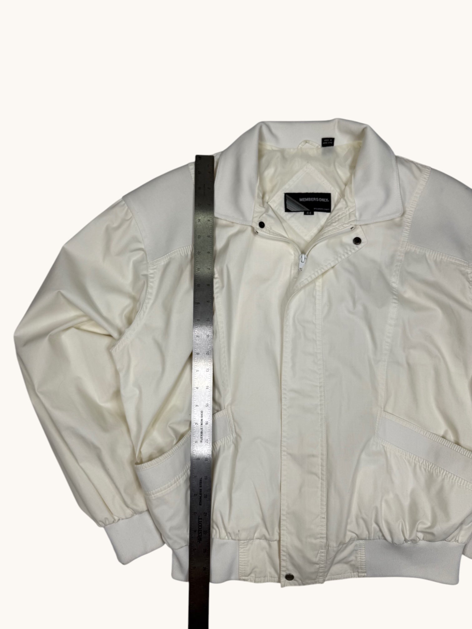 80s Members Only White Jacket - 44