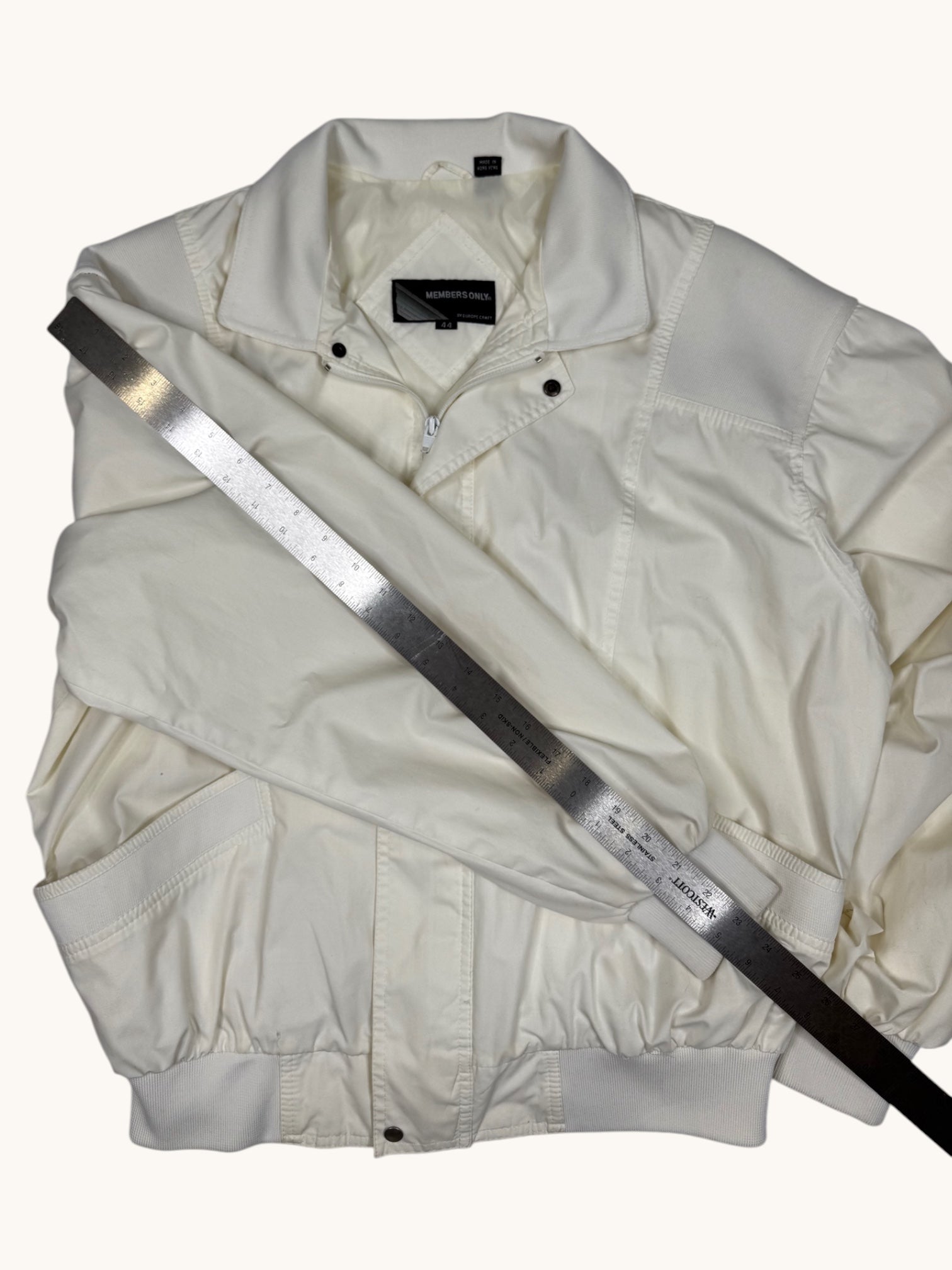 80s Members Only White Jacket - 44