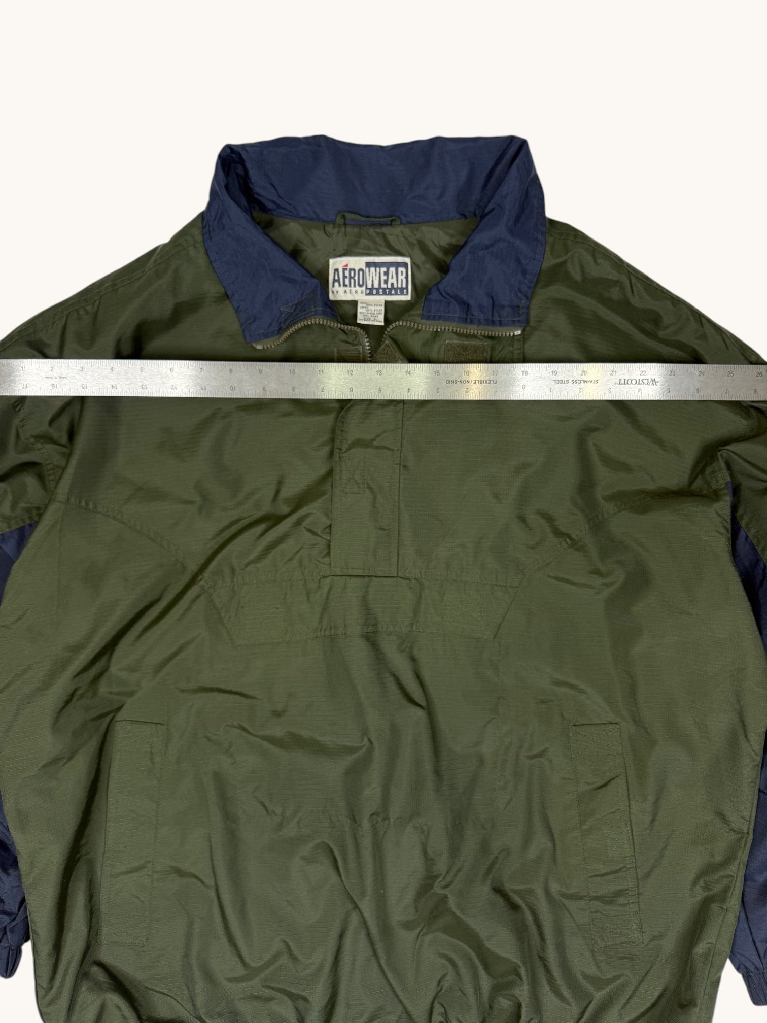 90s Aeropostale Green Nylon Jacket - L