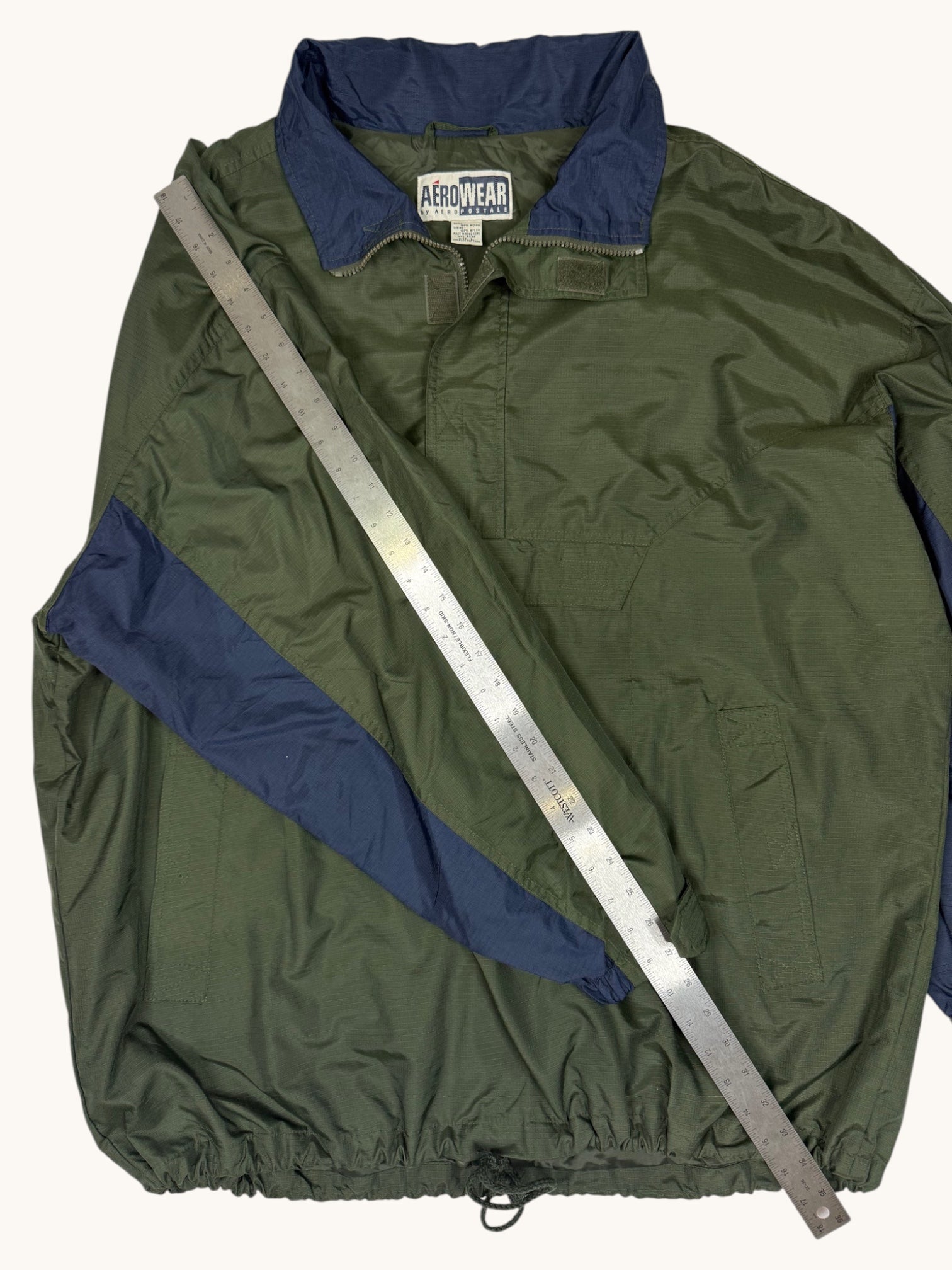 90s Aeropostale Green Nylon Jacket - L