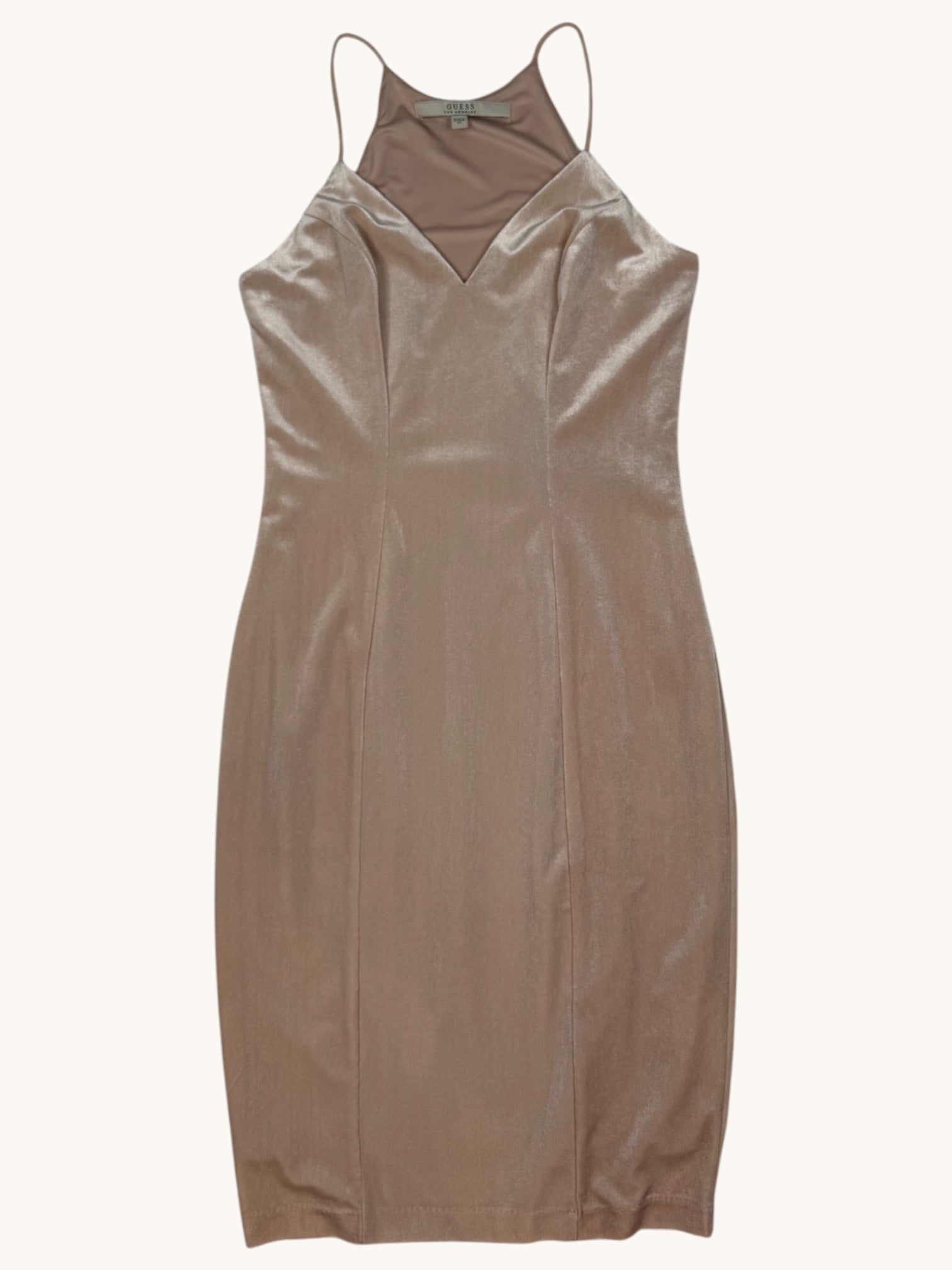 00s Guess Beige Mini Dress - XS