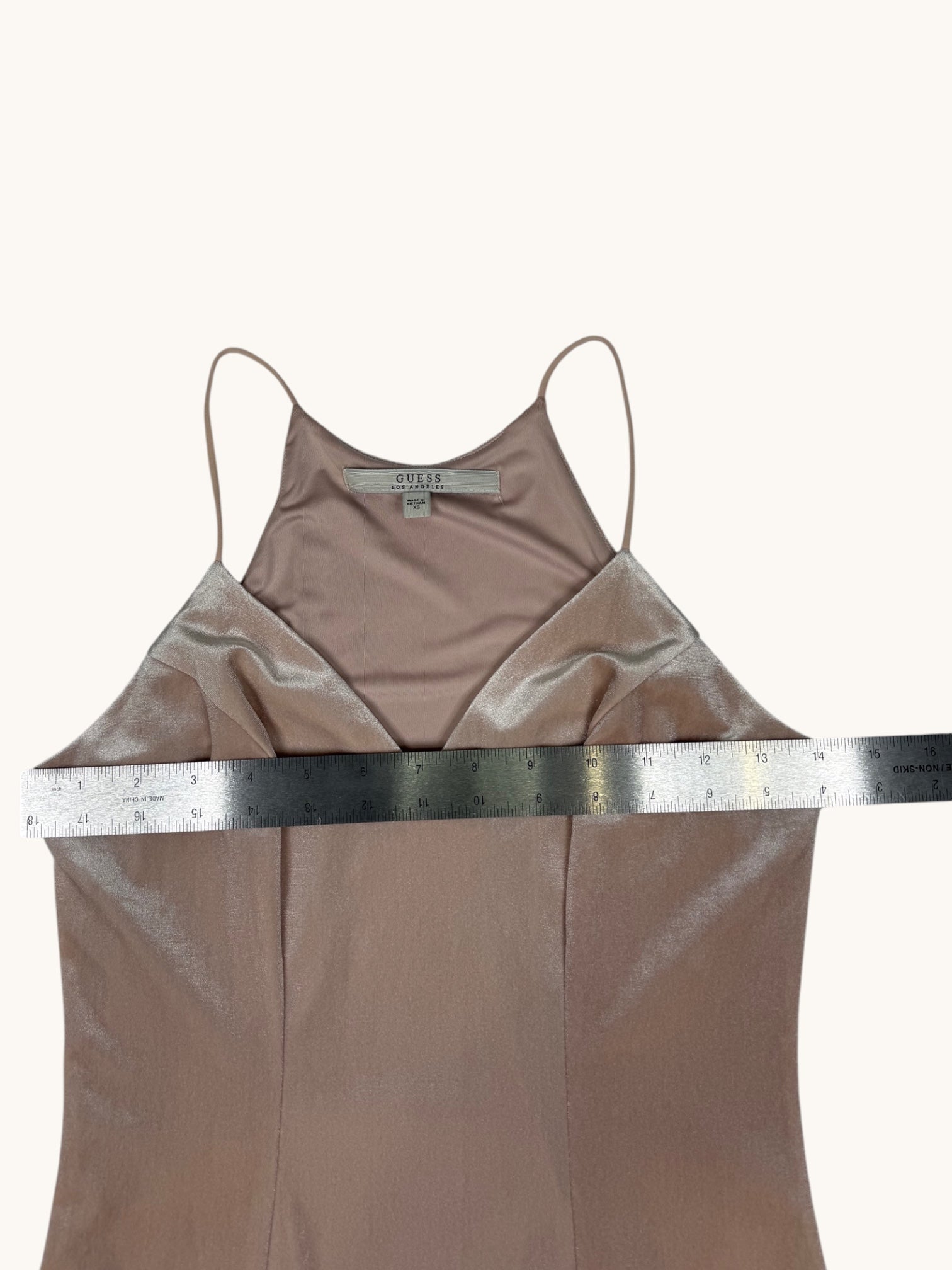 00s Guess Beige Mini Dress - XS