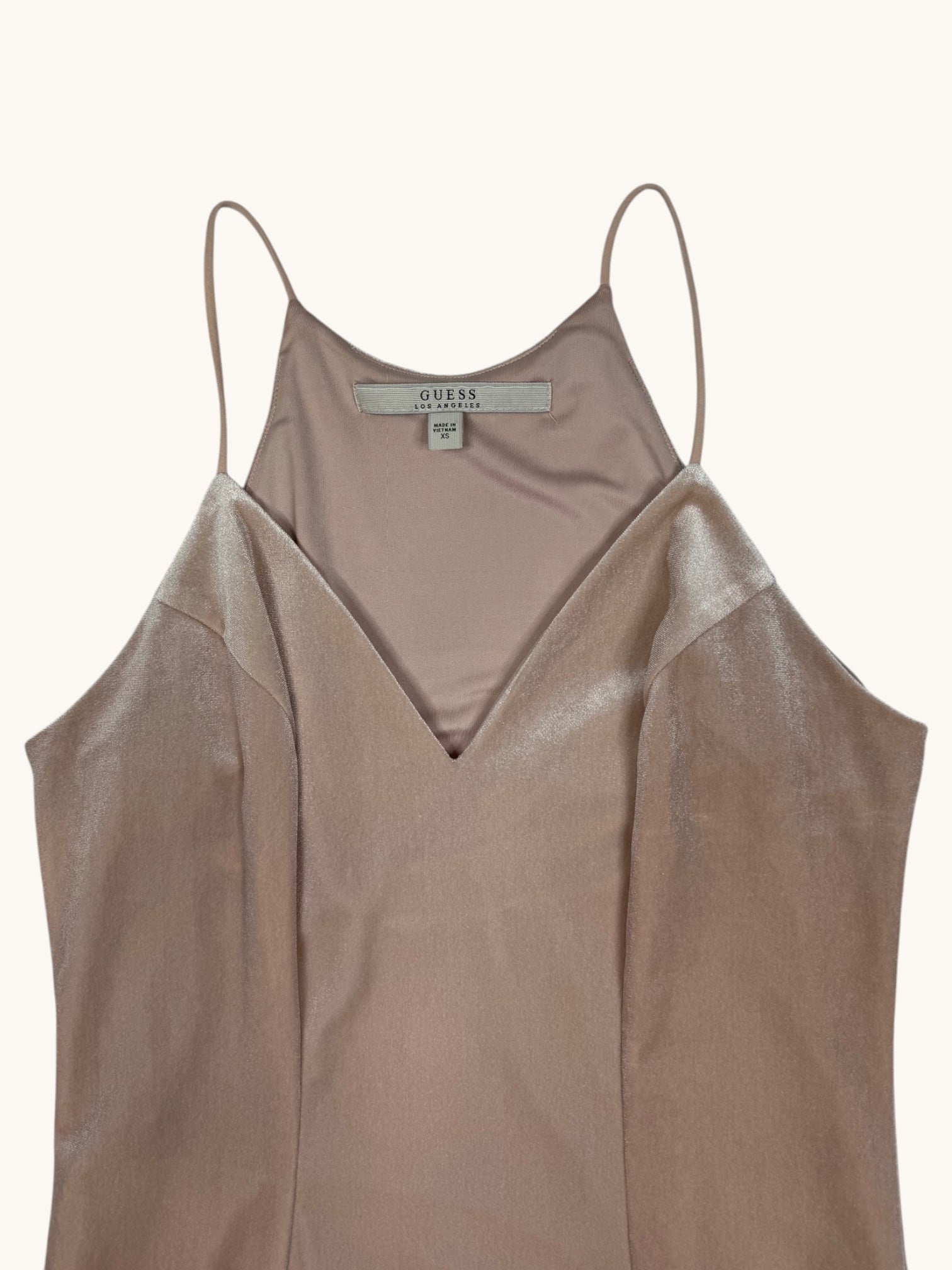 00s Guess Beige Mini Dress - XS