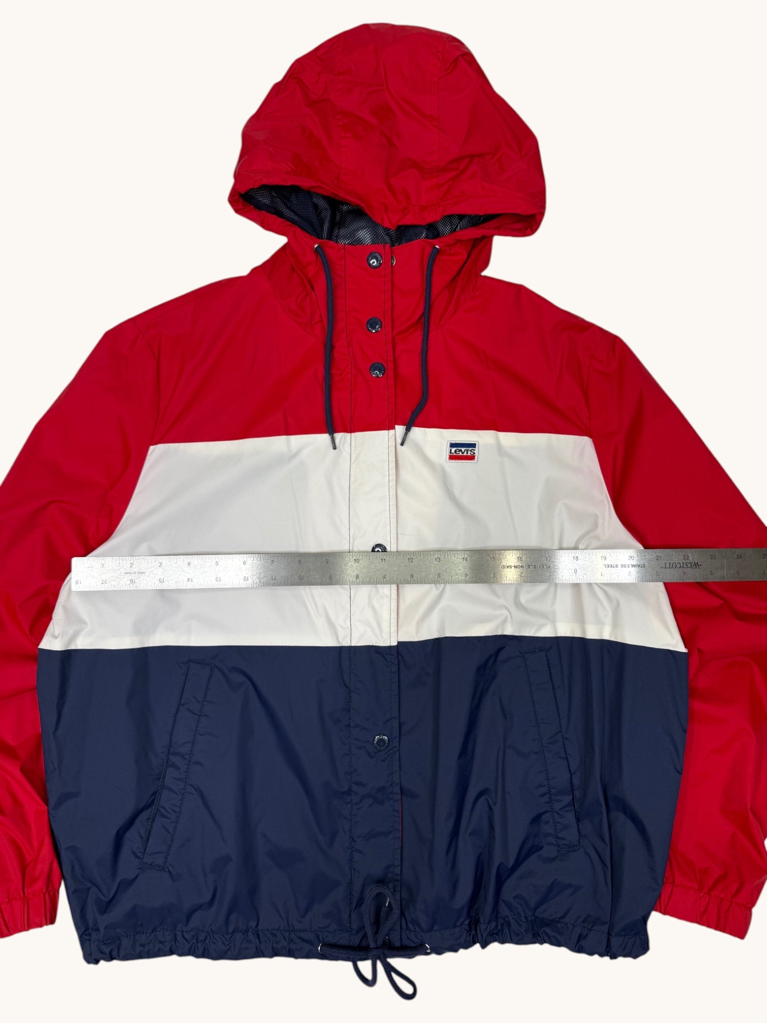 00s Levi's Colorblock Hooded Jacket - 2XL