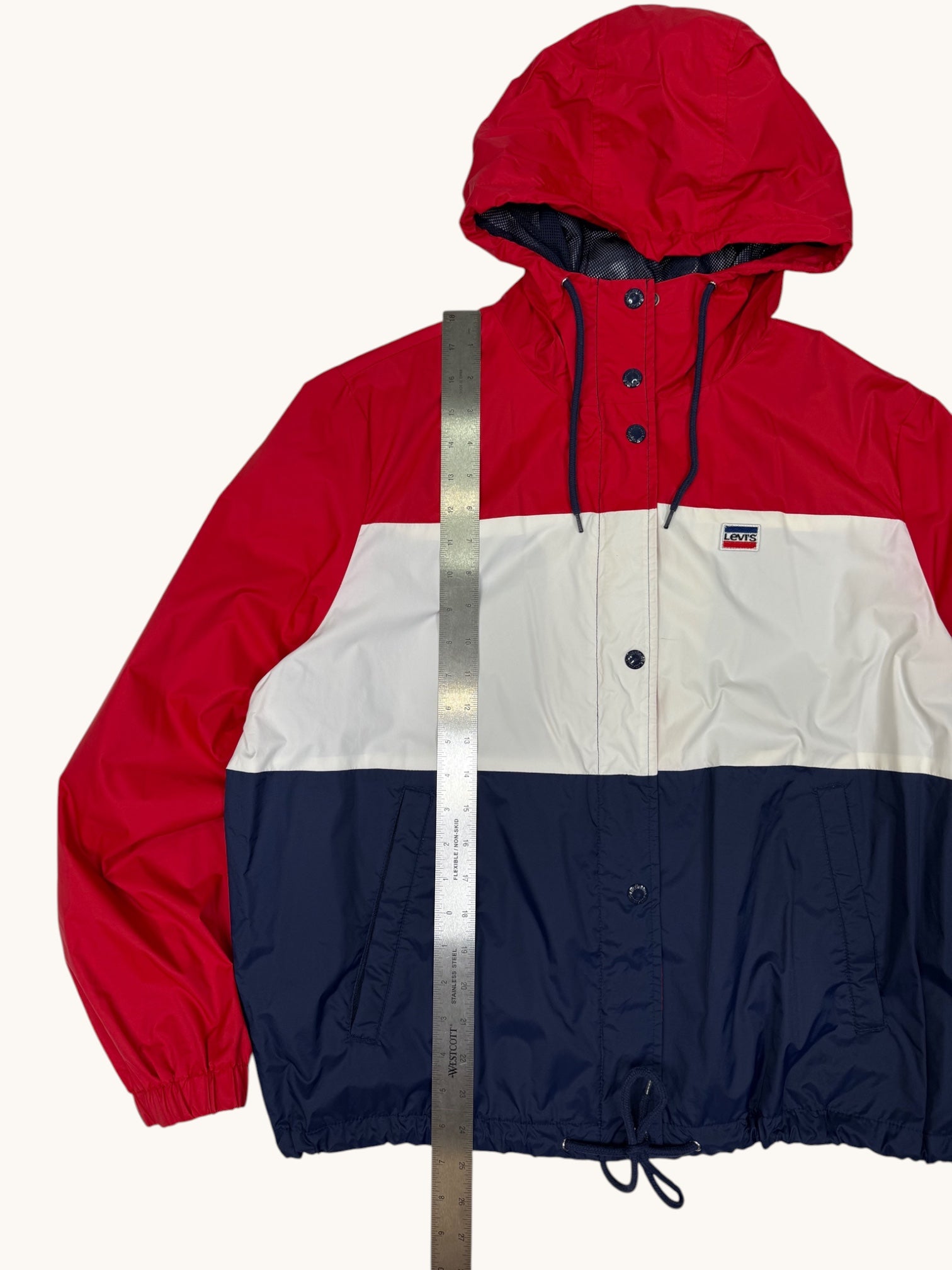 00s Levi's Colorblock Hooded Jacket - 2XL