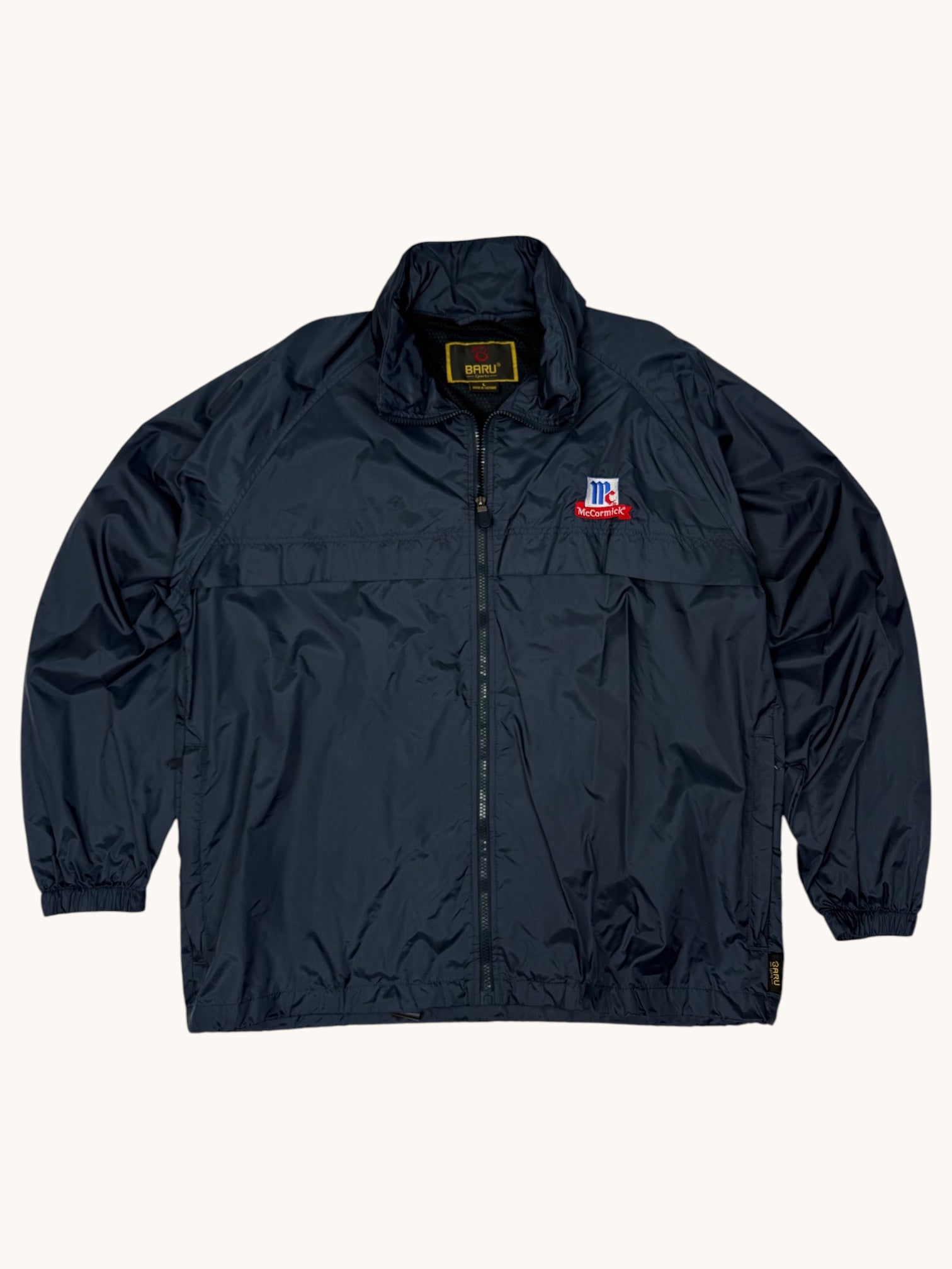 Baru Sports Blue McCormick Nylon Jacket - L