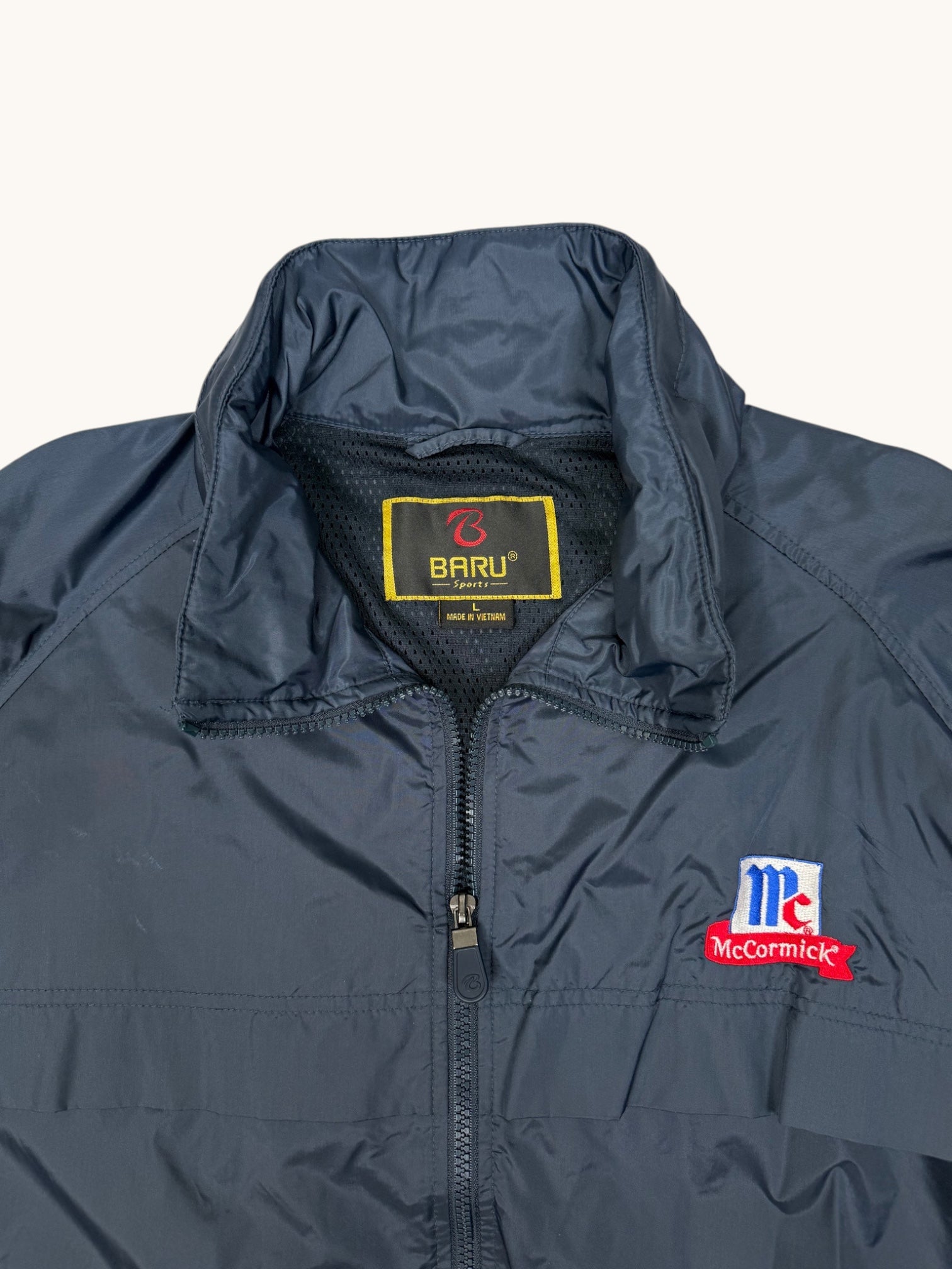 Baru Sports Blue McCormick Nylon Jacket - L