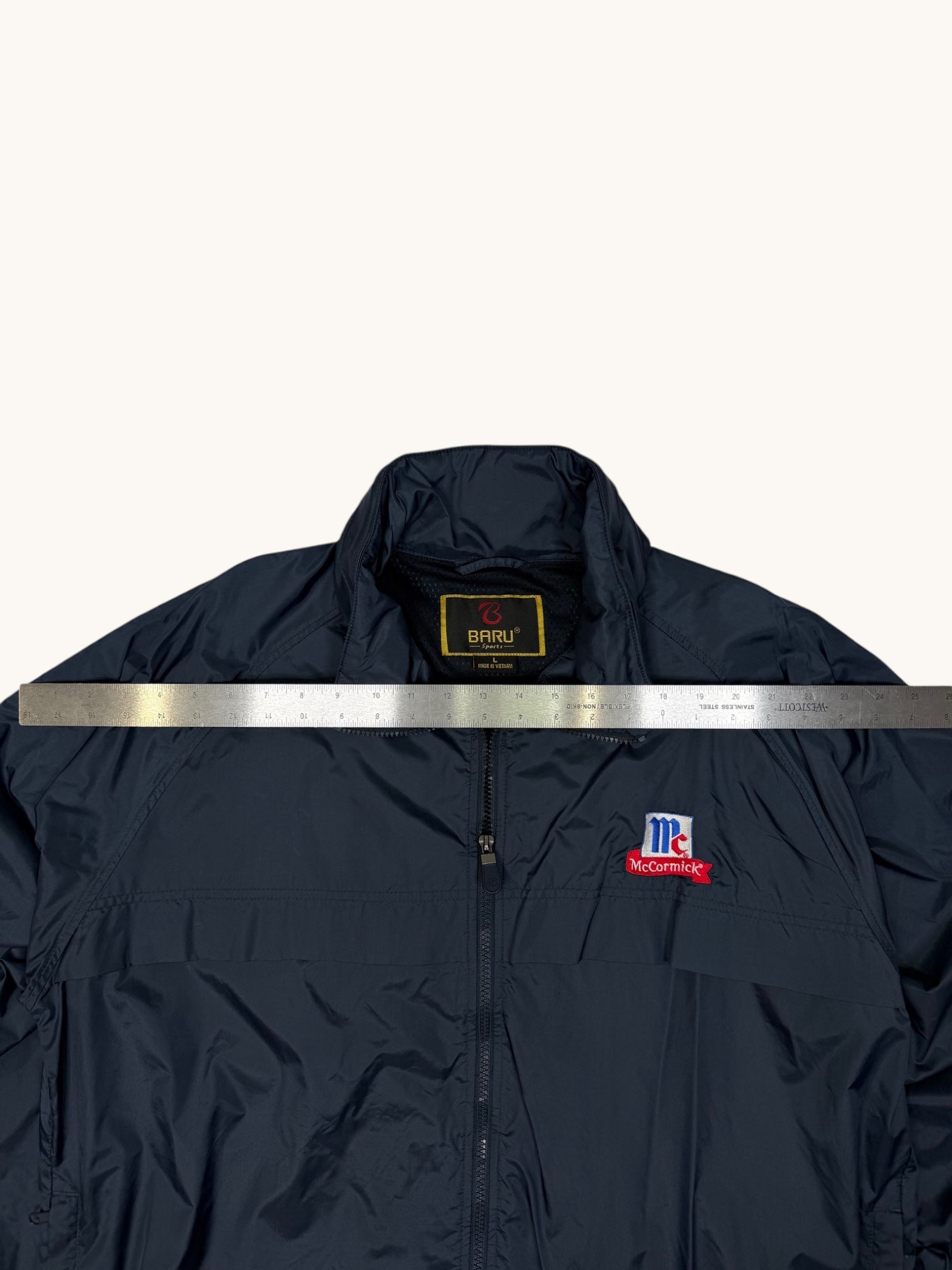Baru Sports Blue McCormick Nylon Jacket - L