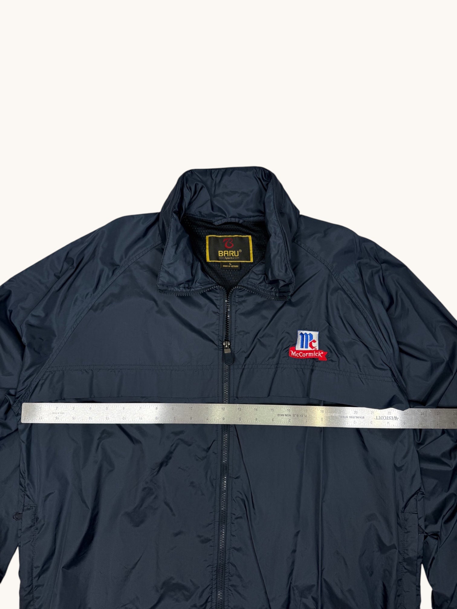 Baru Sports Blue McCormick Nylon Jacket - L