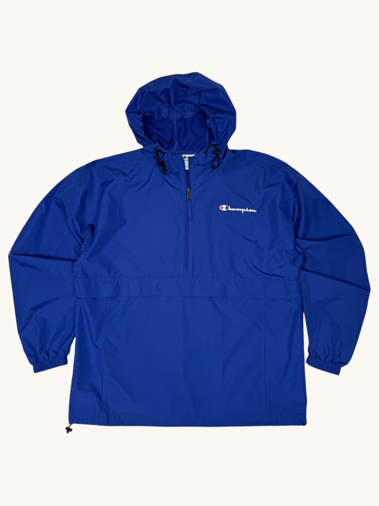 90s Champion Blue Windbreaker Jacket - L