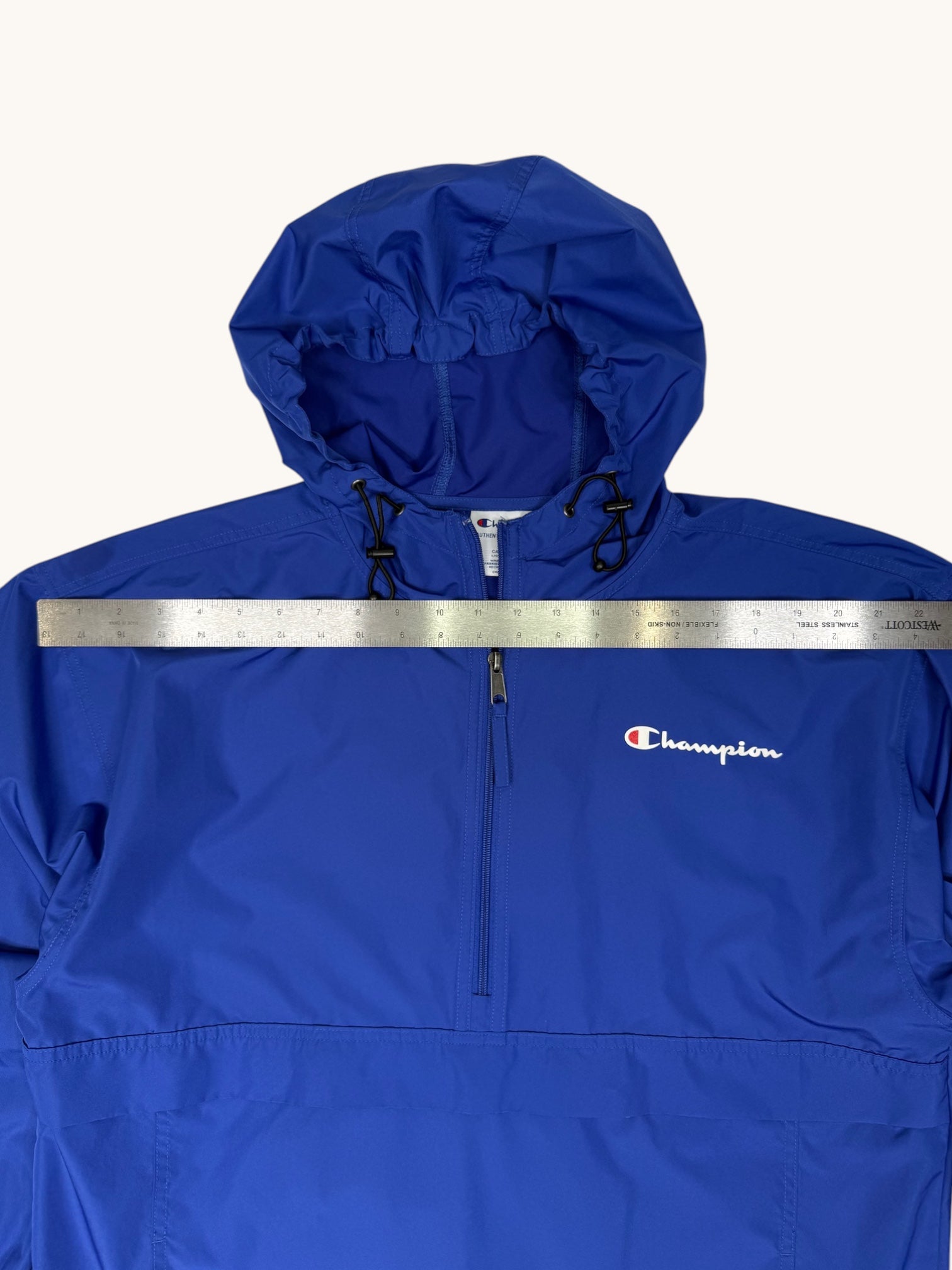 90s Champion Blue Windbreaker Jacket - L
