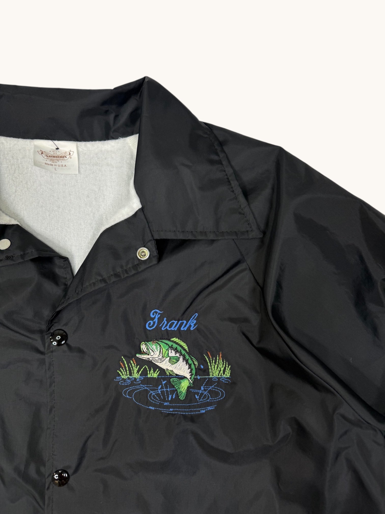 90s Auburn Sportswear Black Jacket - L