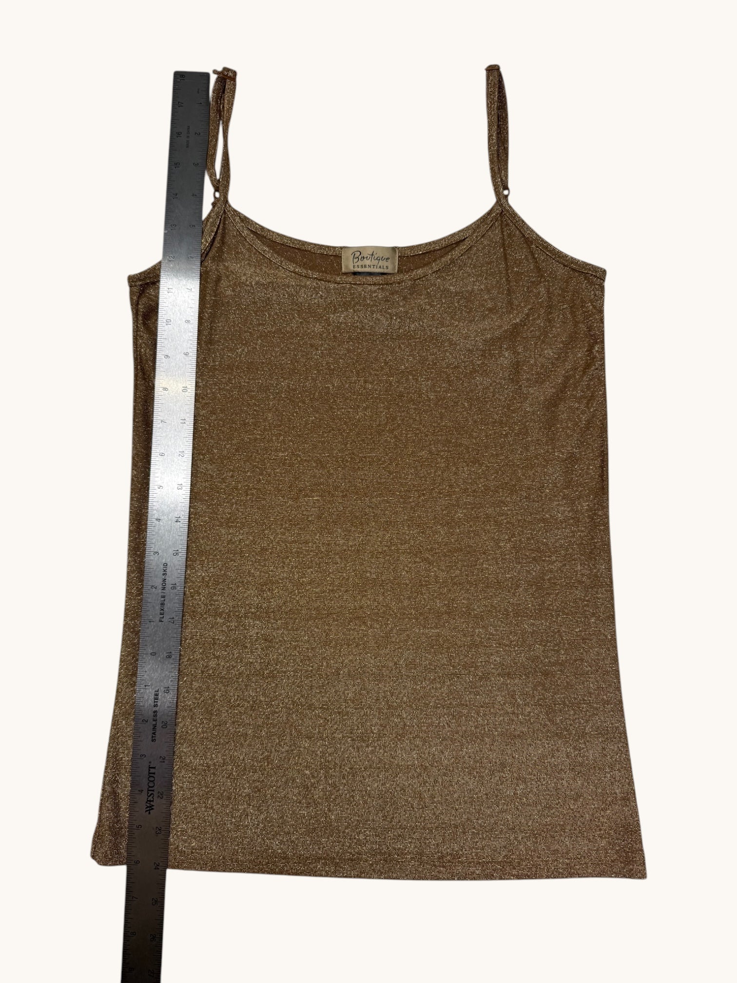 Boutique Essentials Gold Tank - S