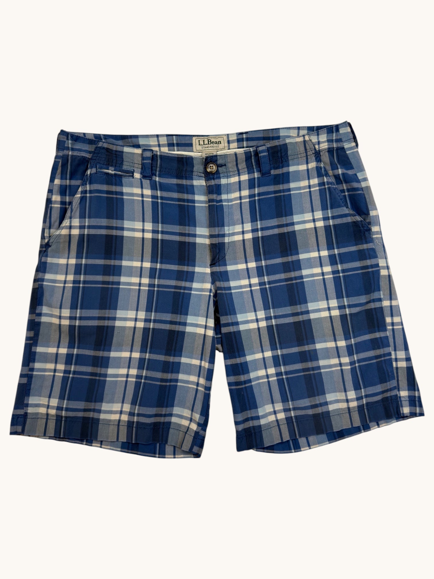 00s L.L. Bean Plaid Shorts - 36