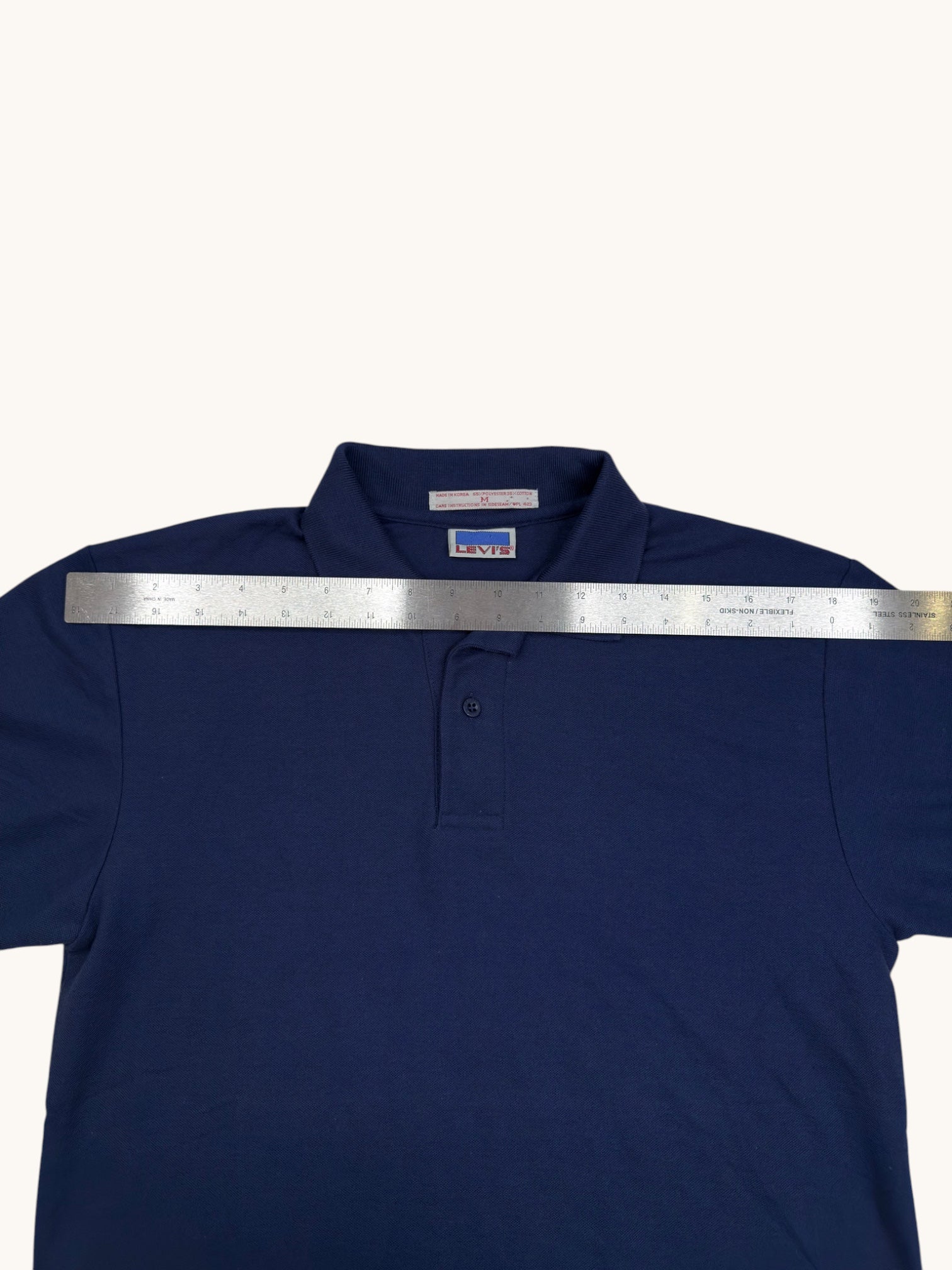 90s Levi's Navy Polo Shirt - M