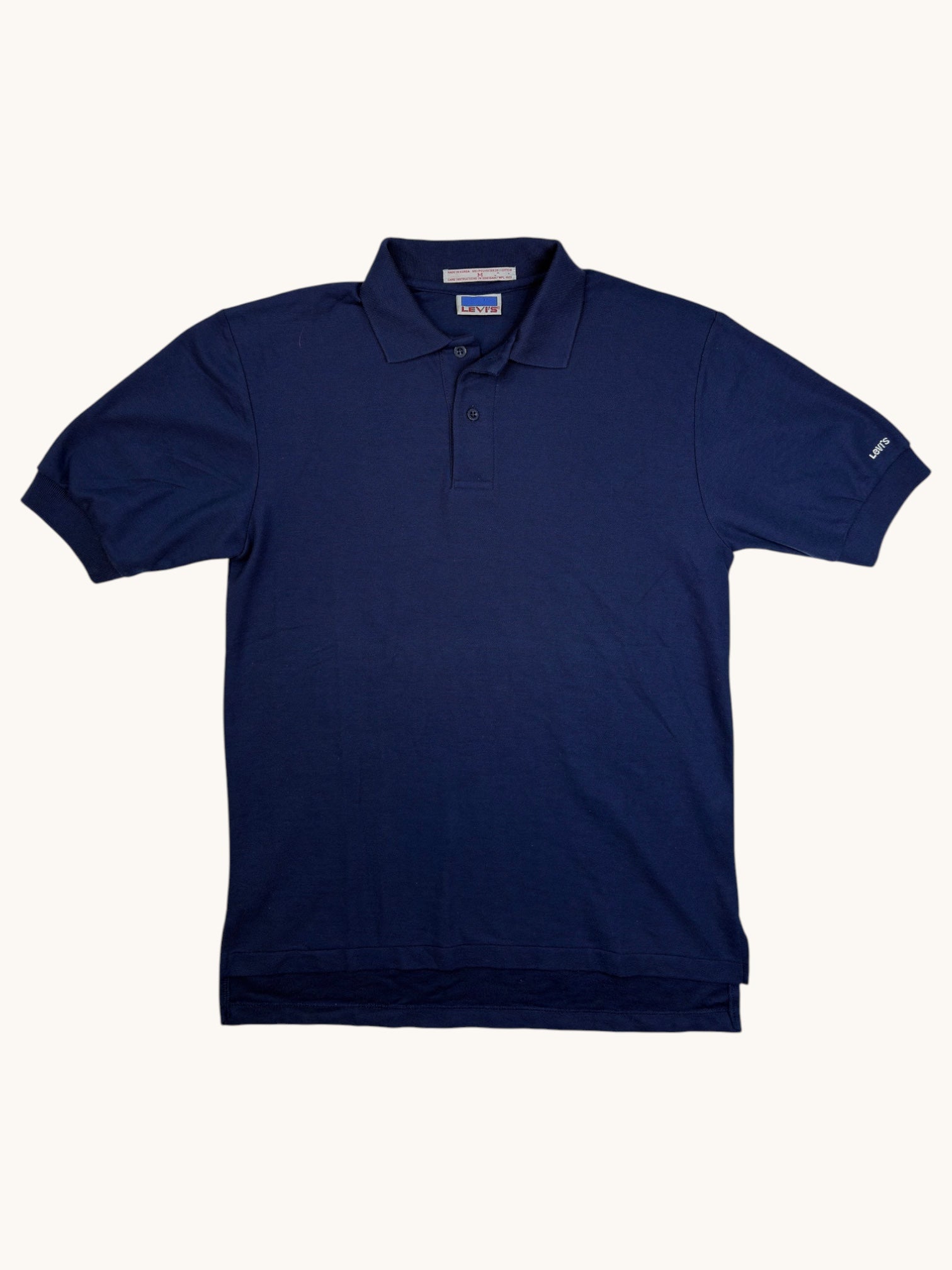 90s Levi's Navy Polo Shirt - M