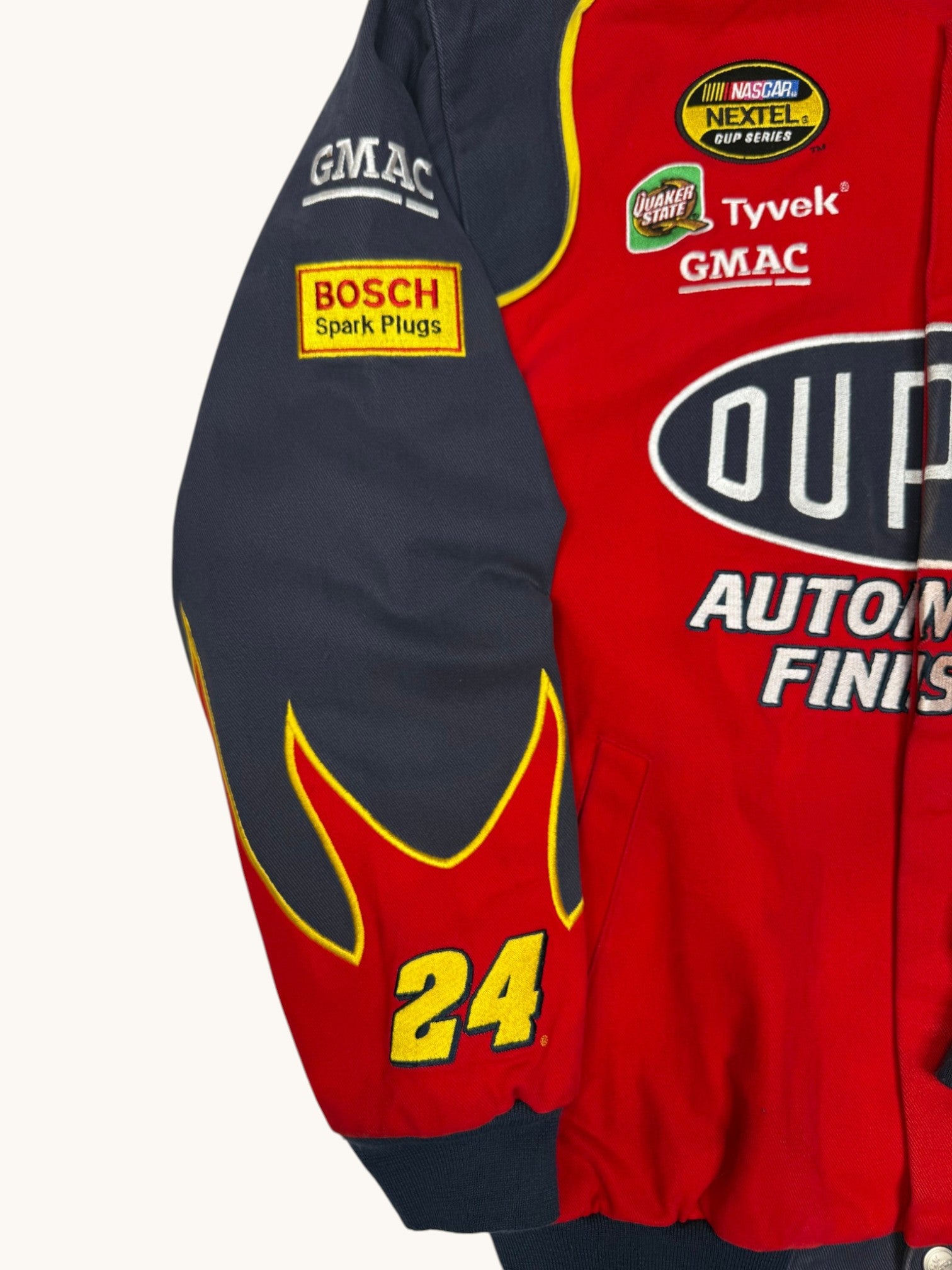 90s Chase Authentics Red Nascar Jacket - M