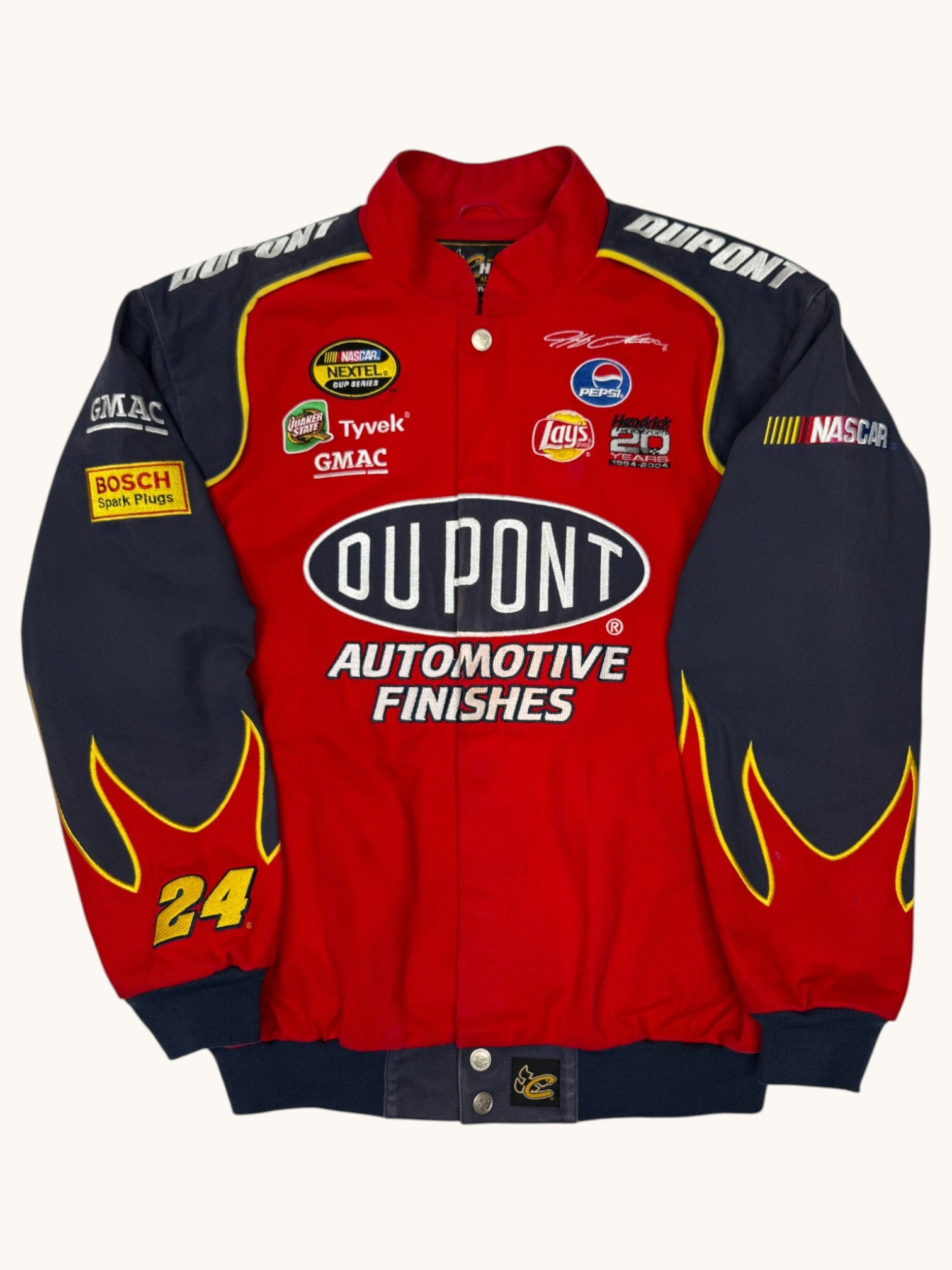 90s Chase Authentics Red Nascar Jacket - M