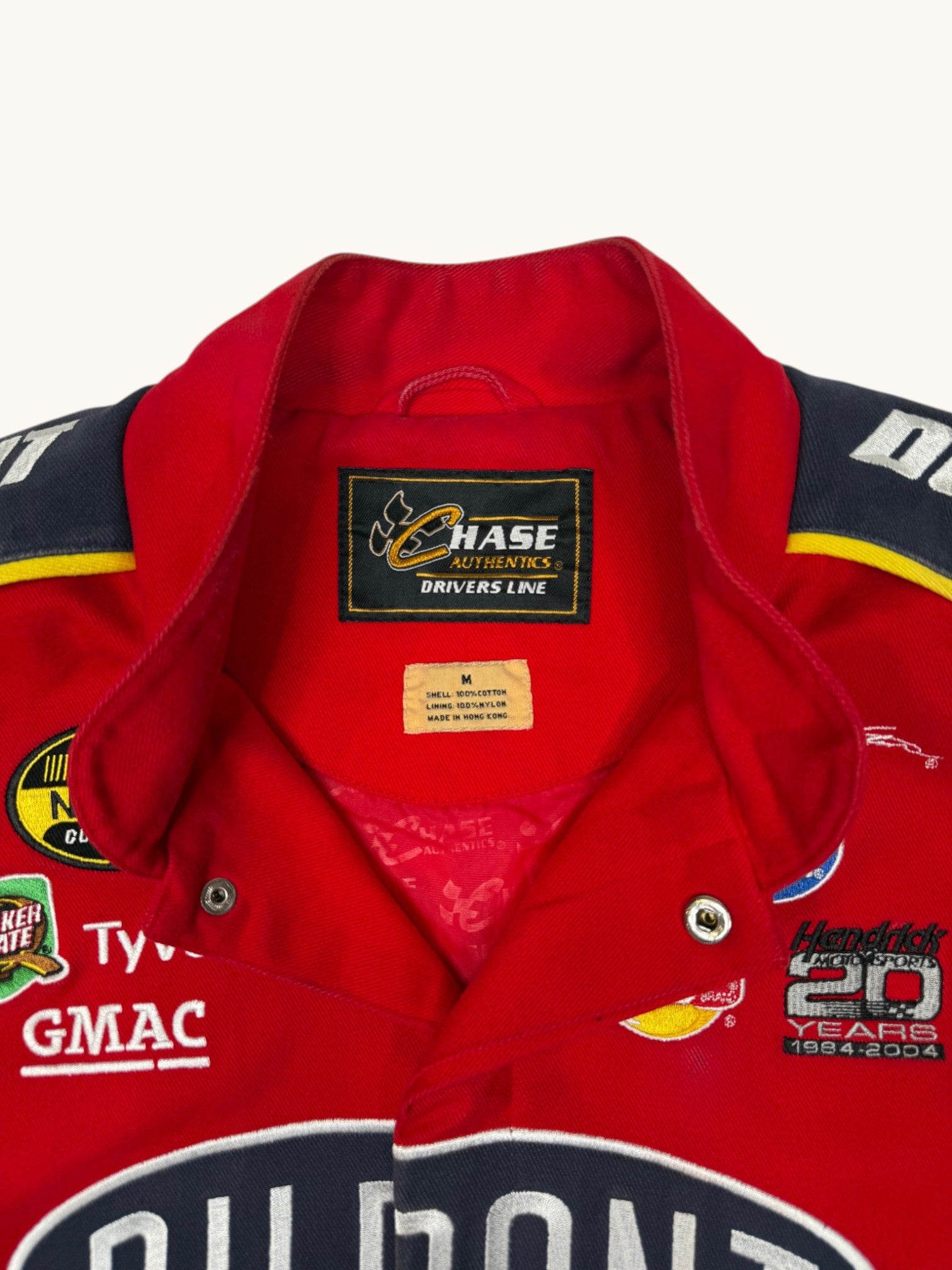 90s Chase Authentics Red Nascar Jacket - M