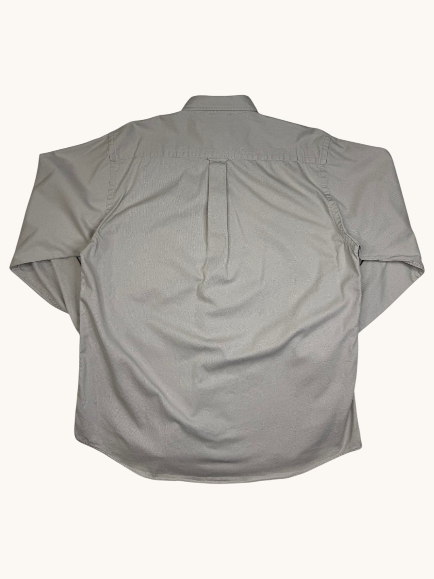 90s Nautica Beige Button-Up Shirt - L