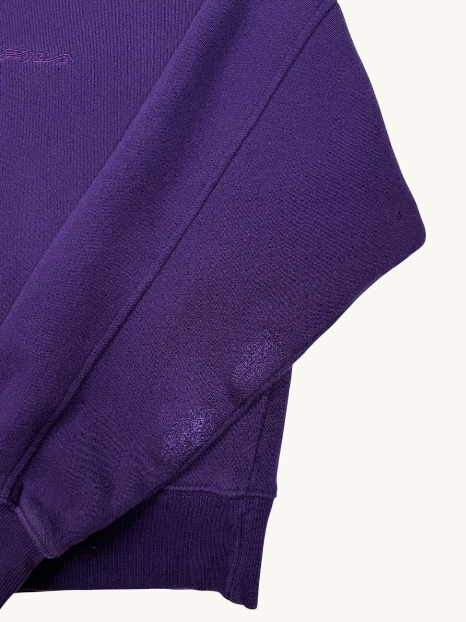 90s Fila Purple Crop Pullover Jacket - M