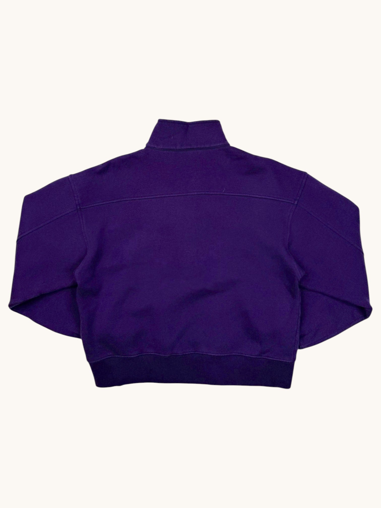 90s Fila Purple Crop Pullover Jacket - M