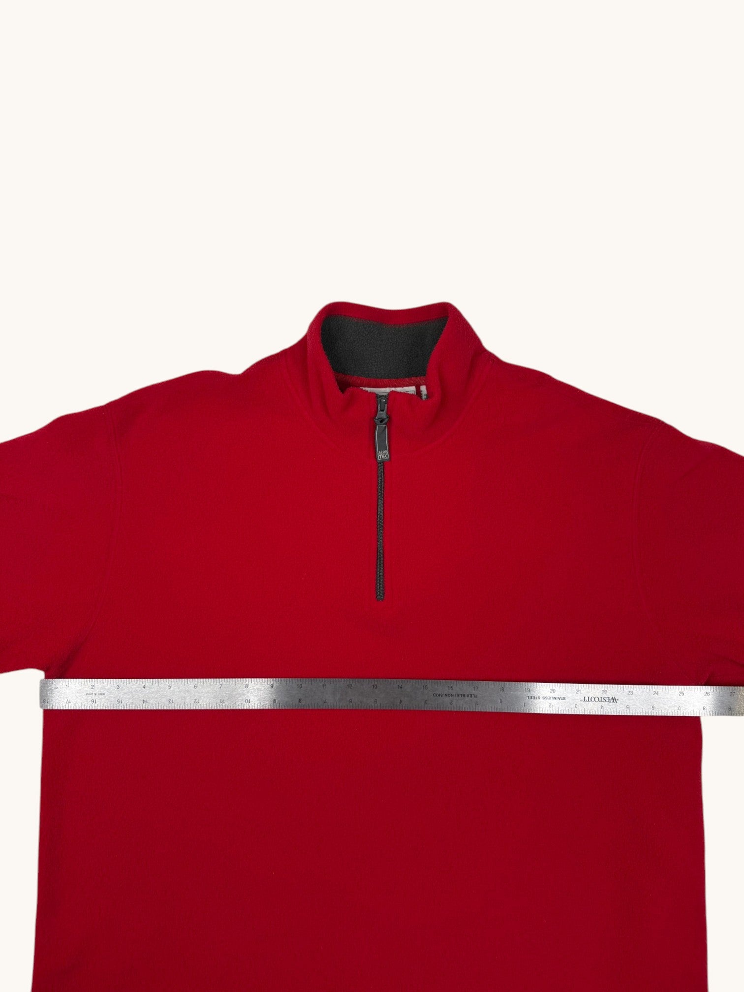 90s Aeropostale Red Fleece Pullover Jacket - XL