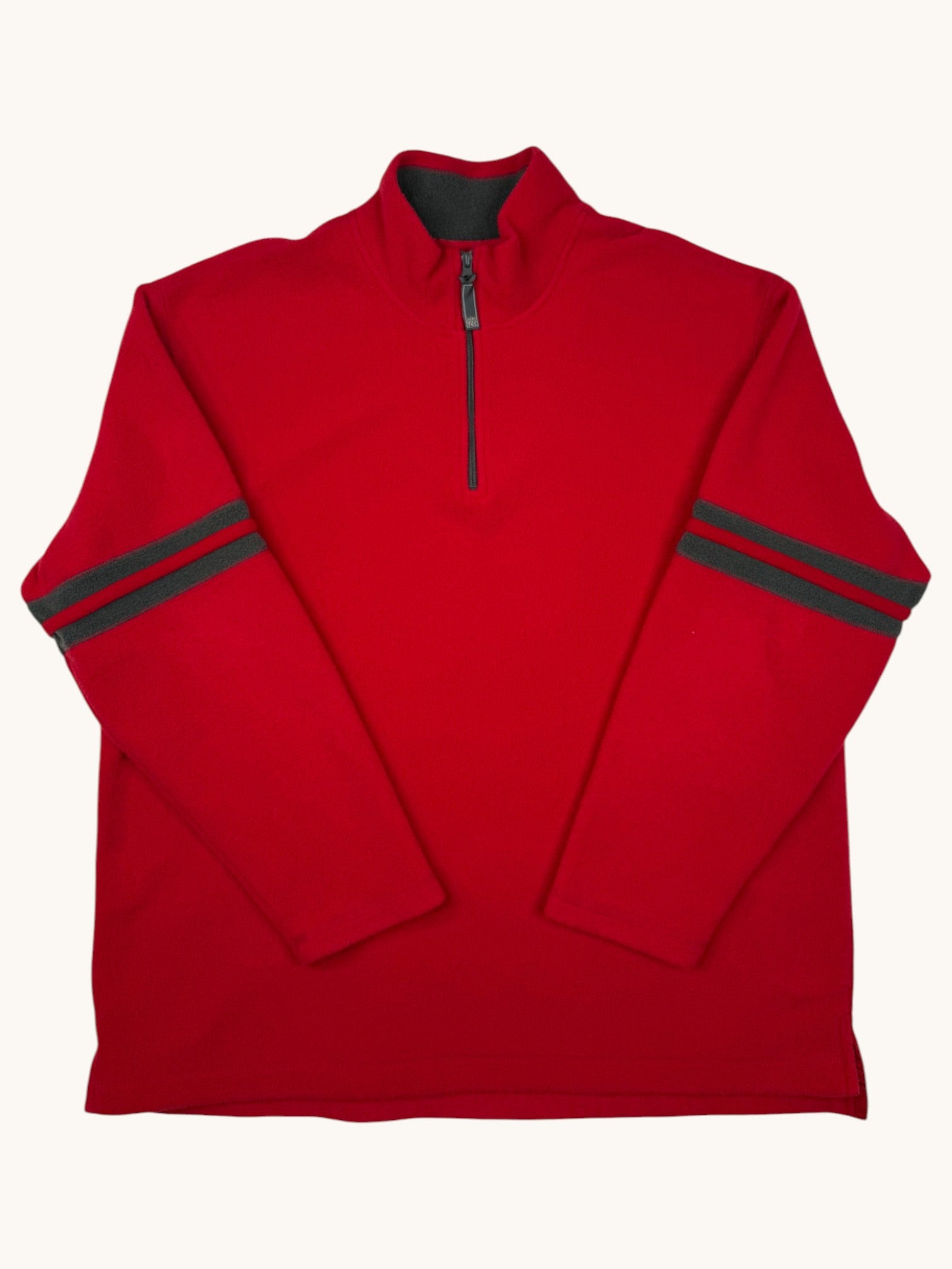 90s Aeropostale Red Fleece Pullover Jacket - XL
