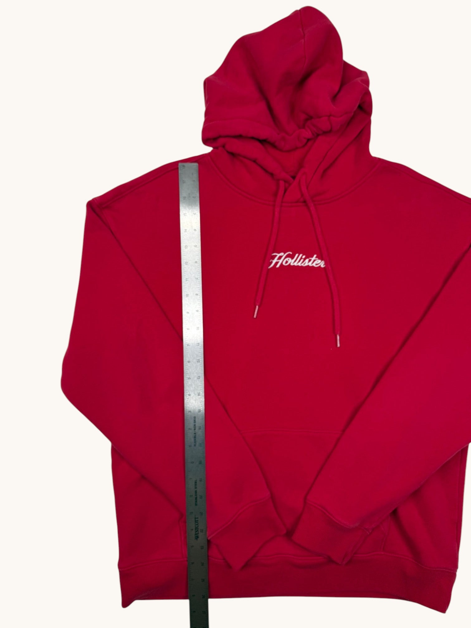 Hollister Red Hoodie - L
