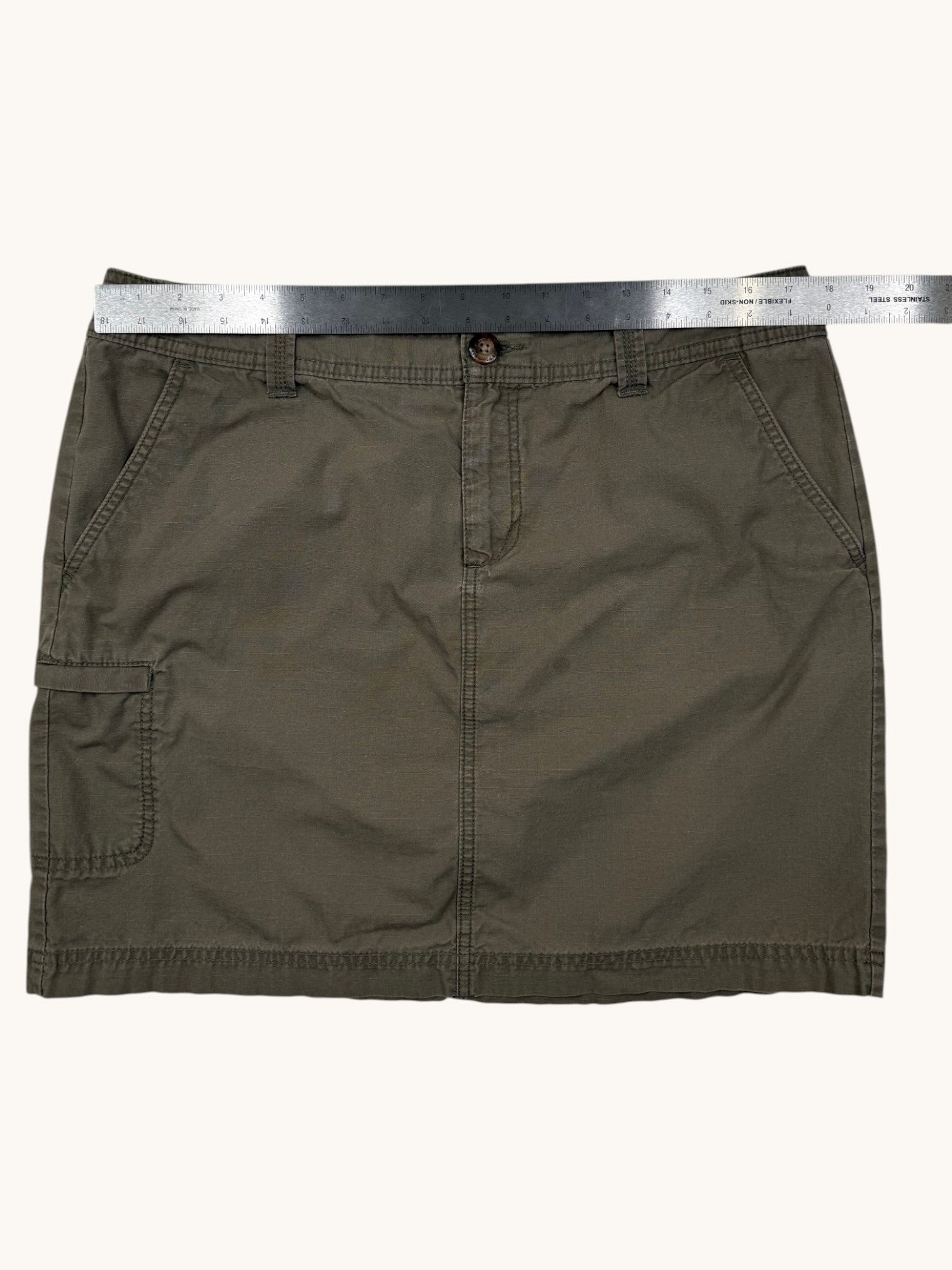 00s Eddie Bauer Green Mini Skirt - 12