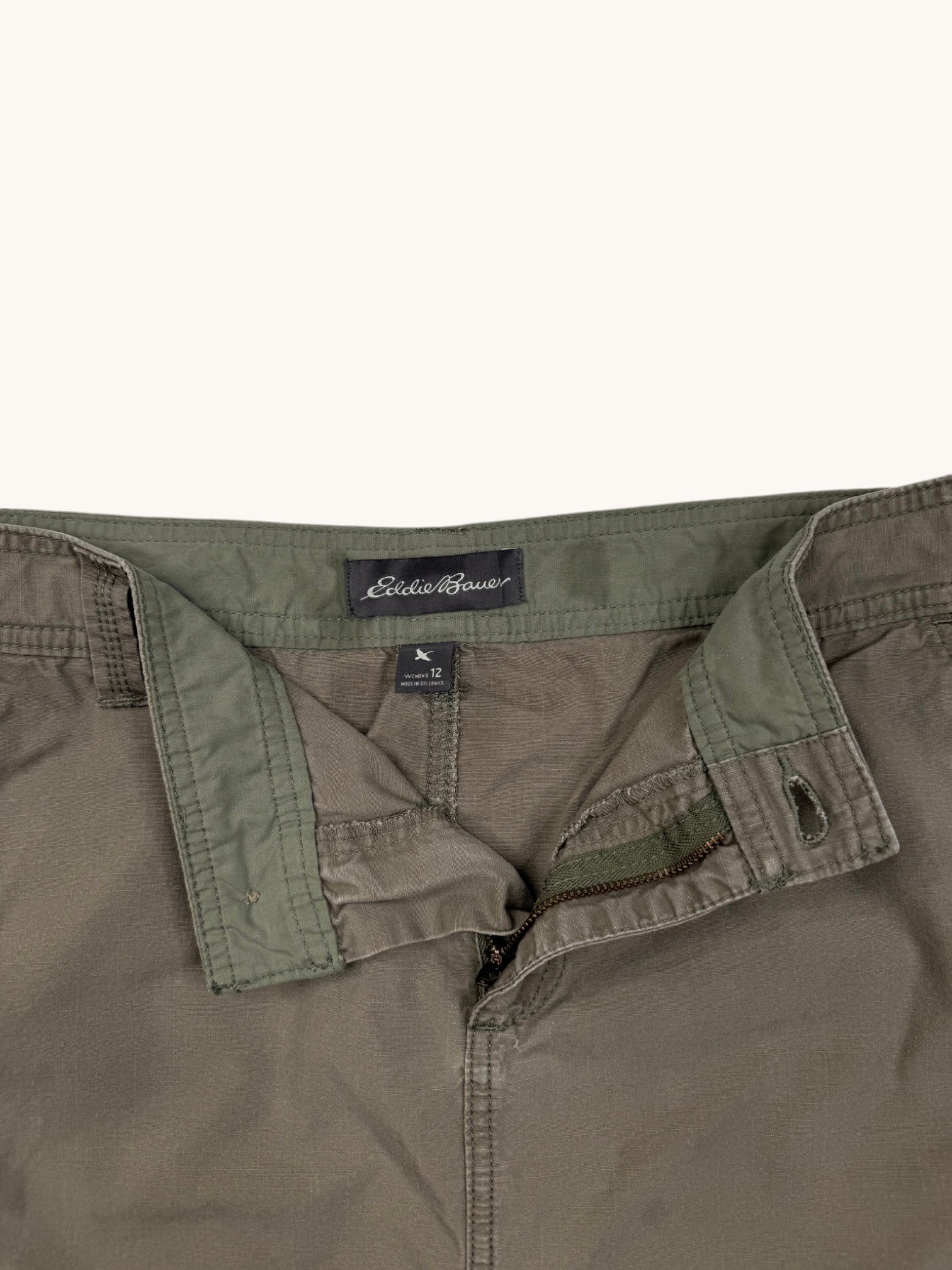 00s Eddie Bauer Green Mini Skirt - 12