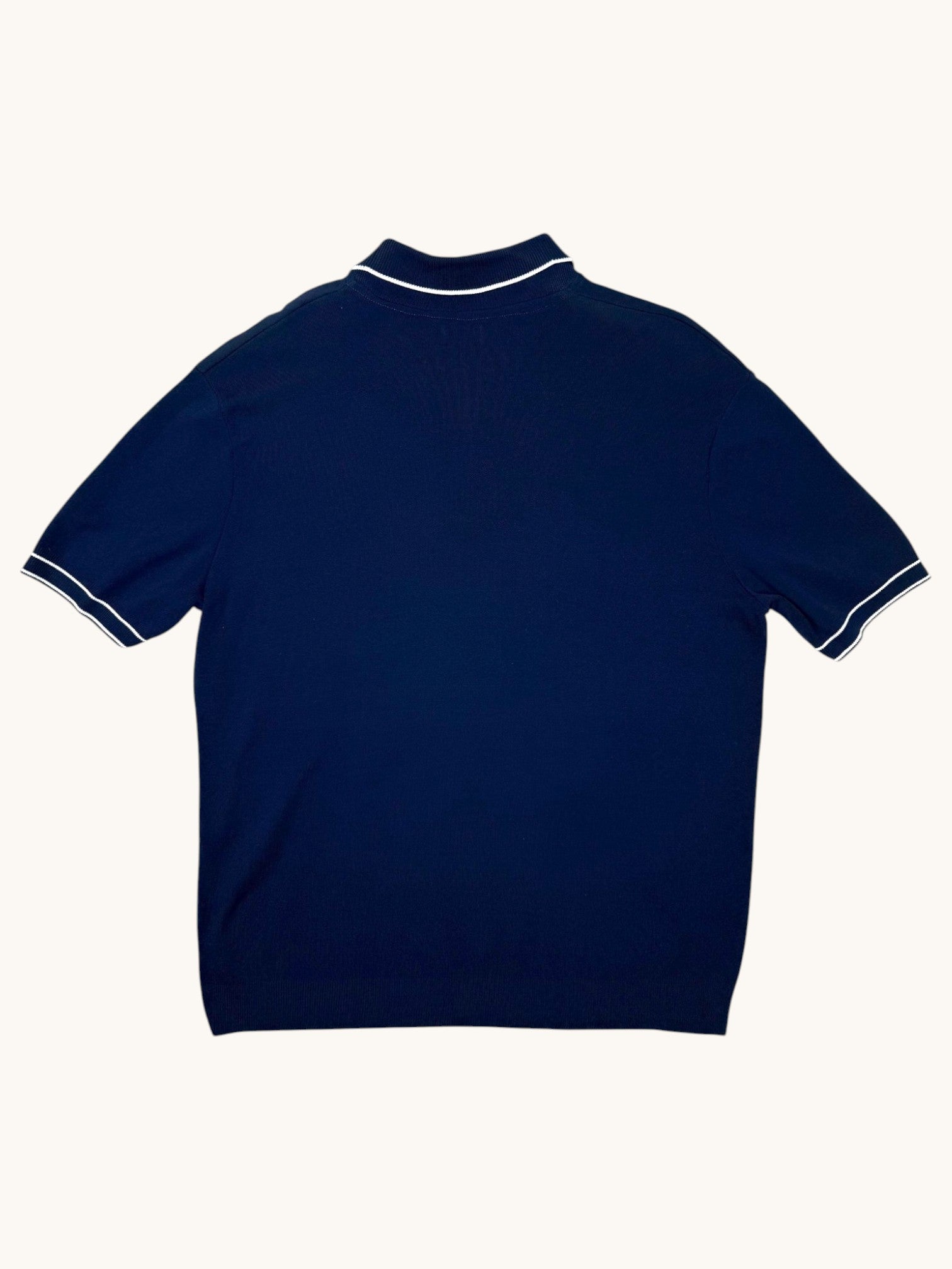 70s BANLON Navy Polo Top - XL