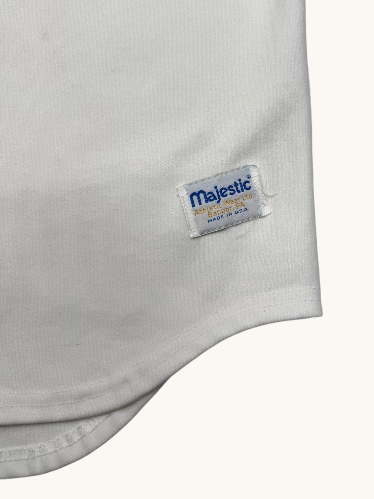 90s Majestic Athletics White Jersey
